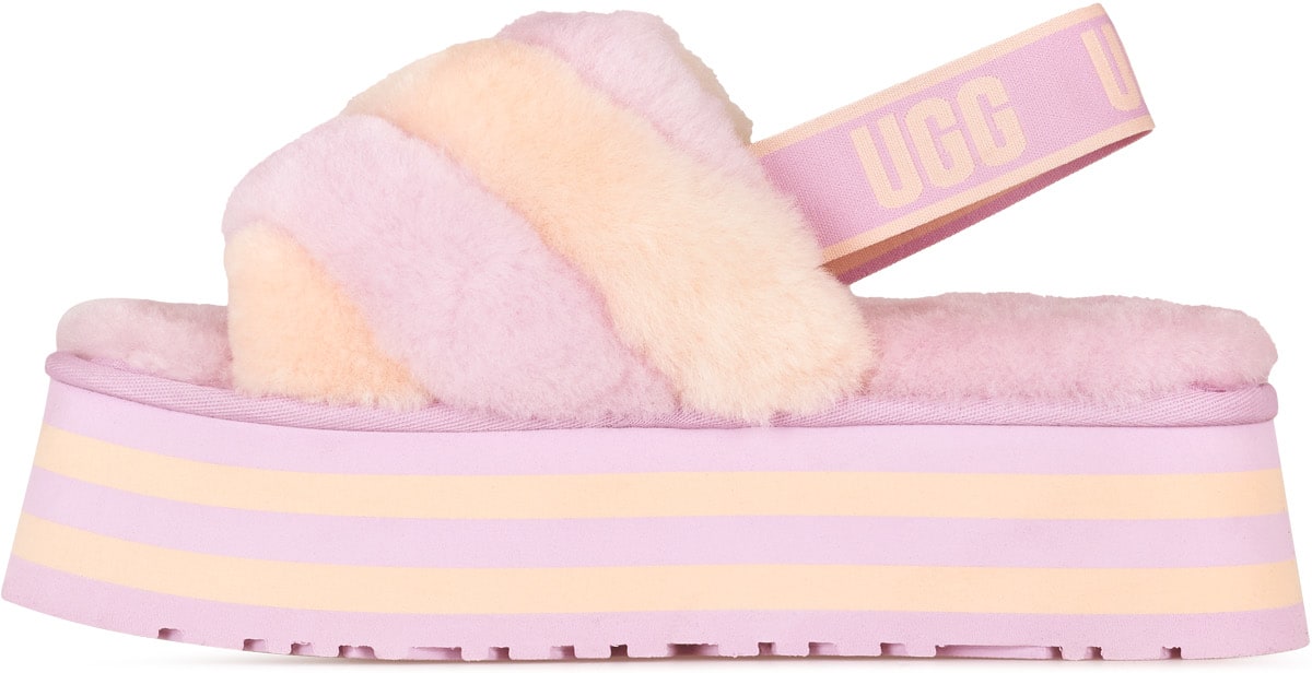 UGG: Multicolor Disco Stripe Slide - 2