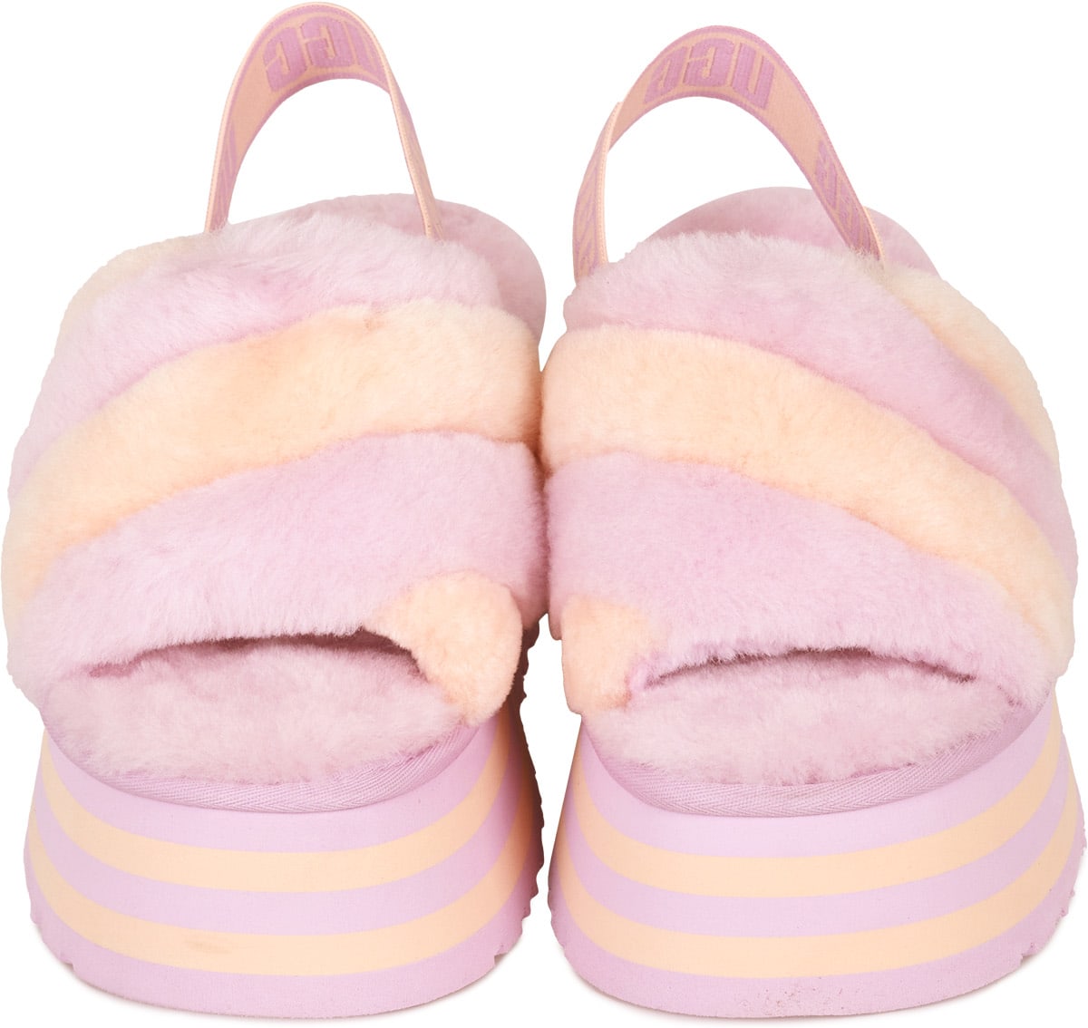 UGG: Multicolor Disco Stripe Slide - 4