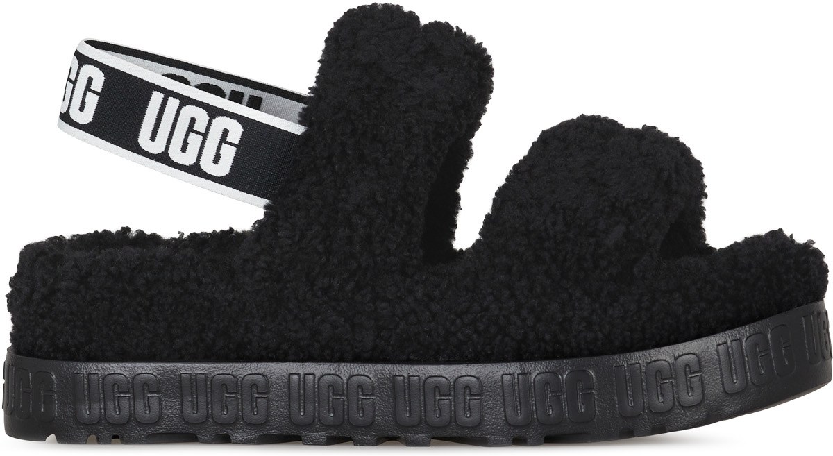 UGG: Black Oh Fluffita - 1