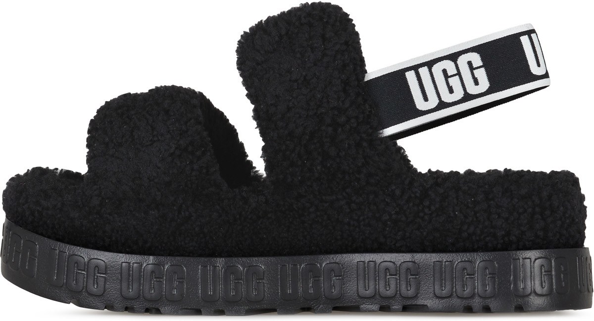 UGG: Black Oh Fluffita - 2