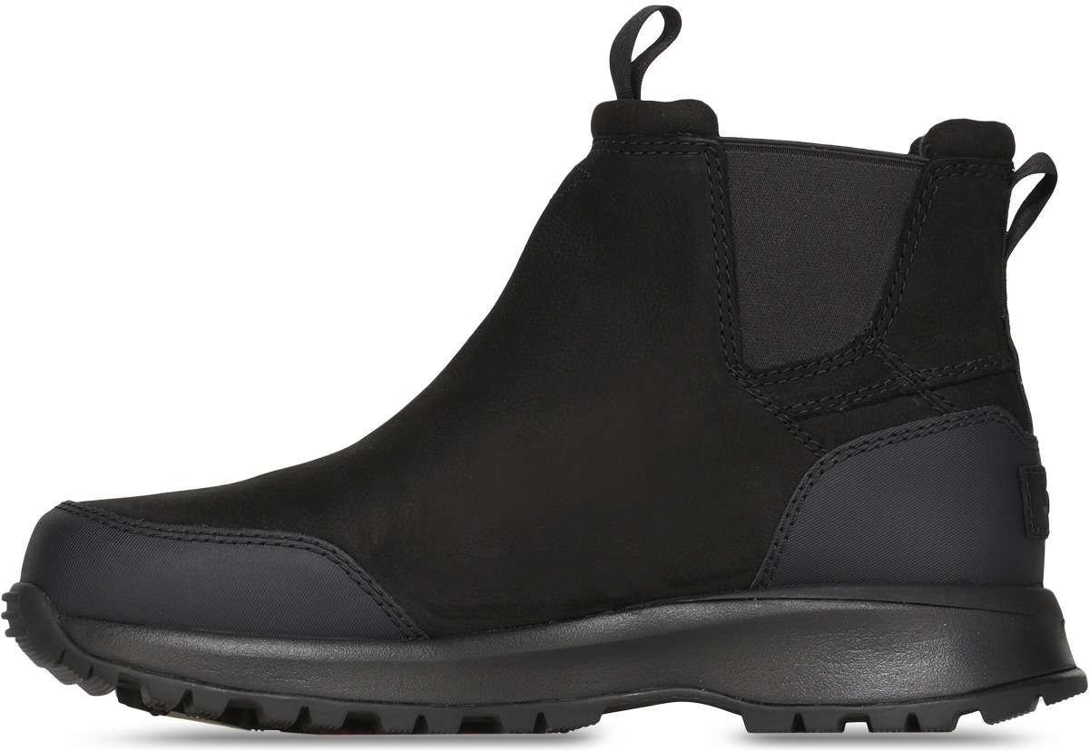 UGG: Noir Emmett Chelsea Cuir Noir - 2