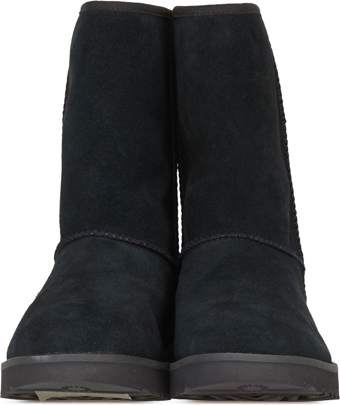 UGG: Noir Bottes Courte Classic Logo Noir - 3