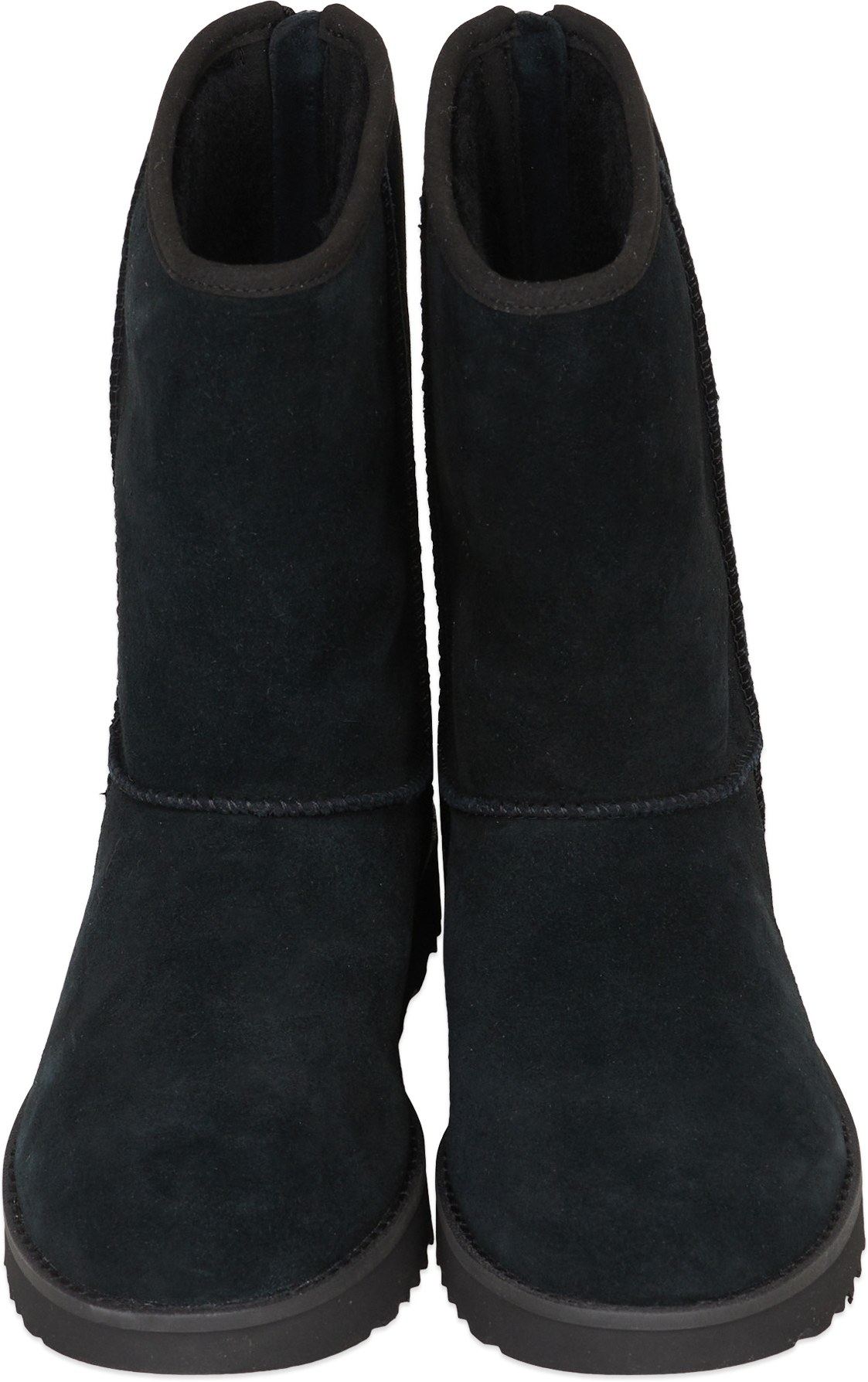 UGG: Noir Bottes Courte Classic Logo Noir - 4