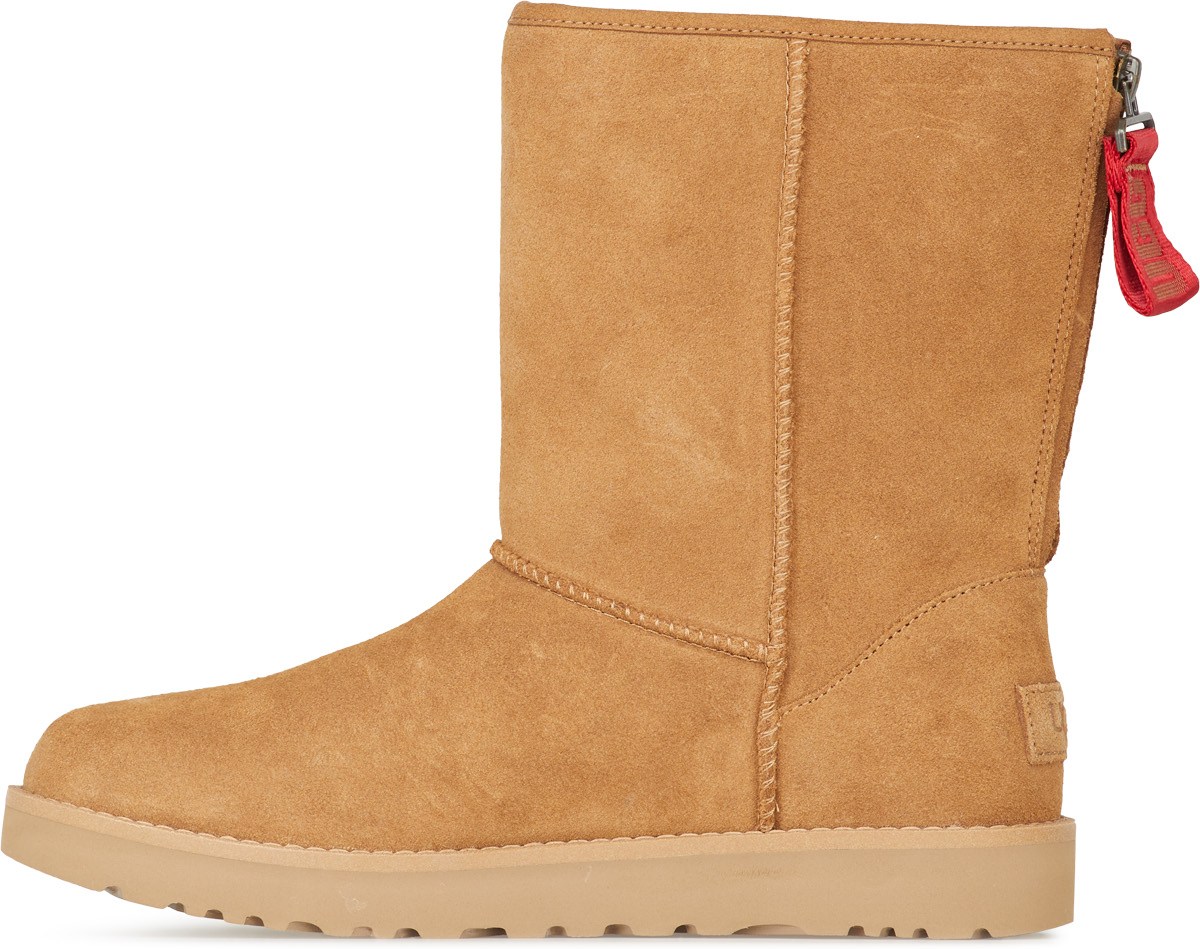 UGG: Brun Bottes Courte Classic Logo Brun - 2