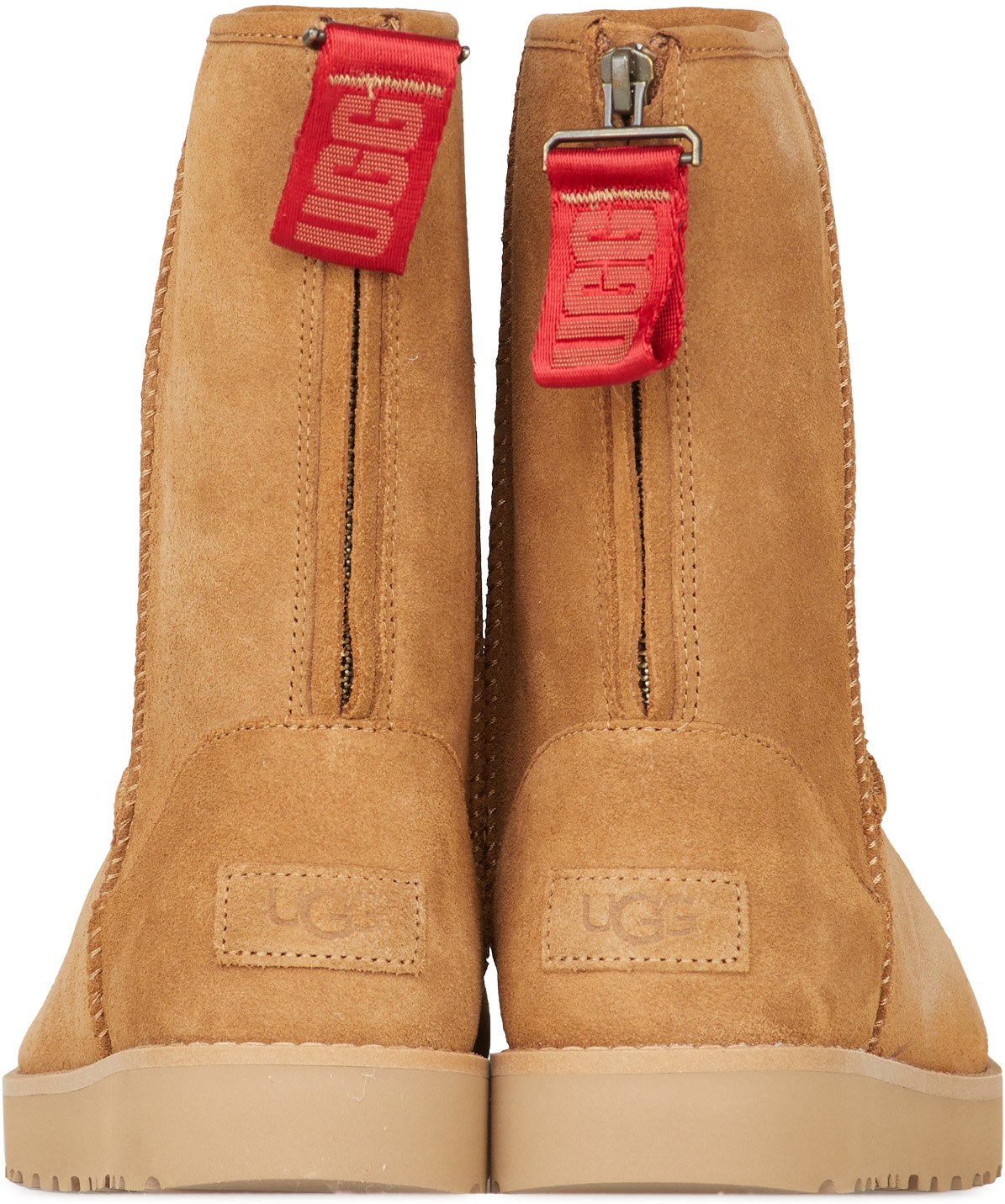 UGG: Brun Bottes Courte Classic Logo Brun - 5