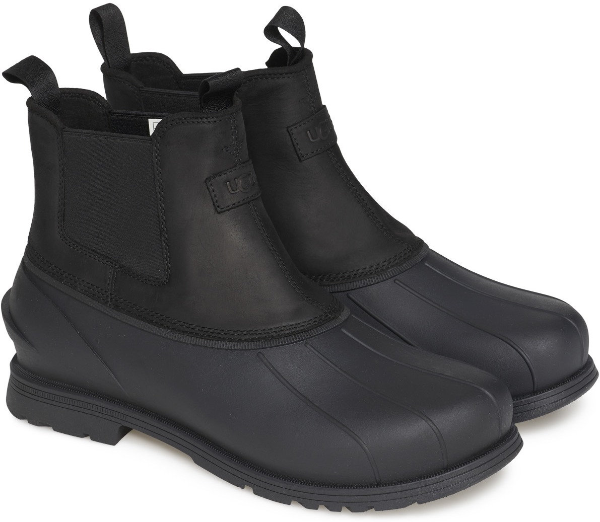 UGG: Noir Bottes Chelsea Gaston Noir - 4