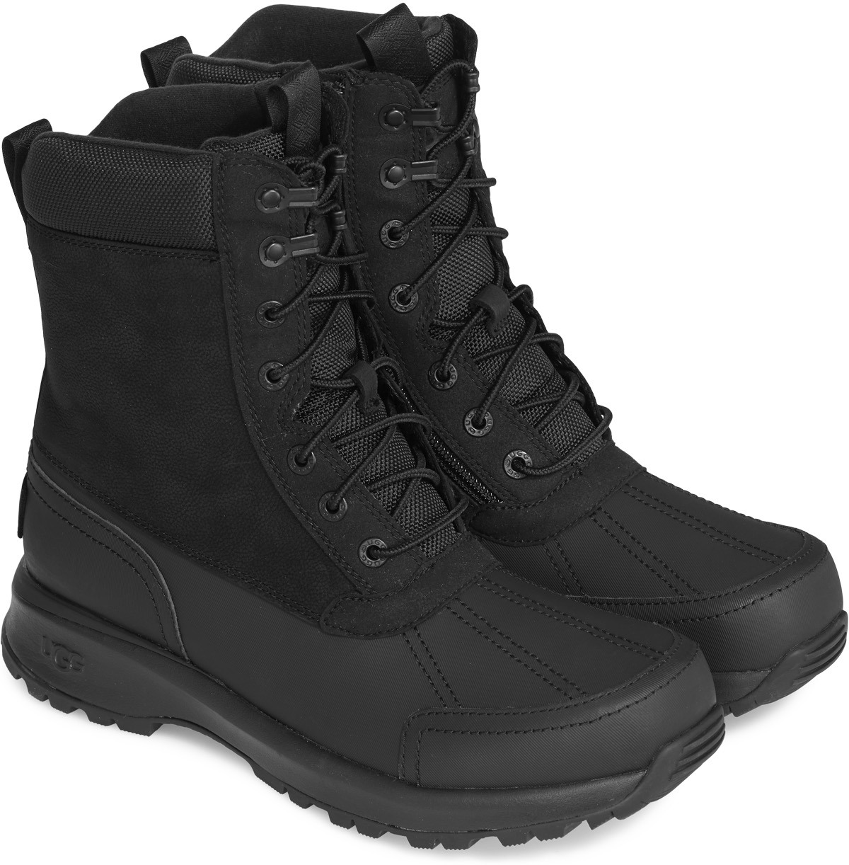 UGG: Noir Bottes Emmett Duck Noir - 4