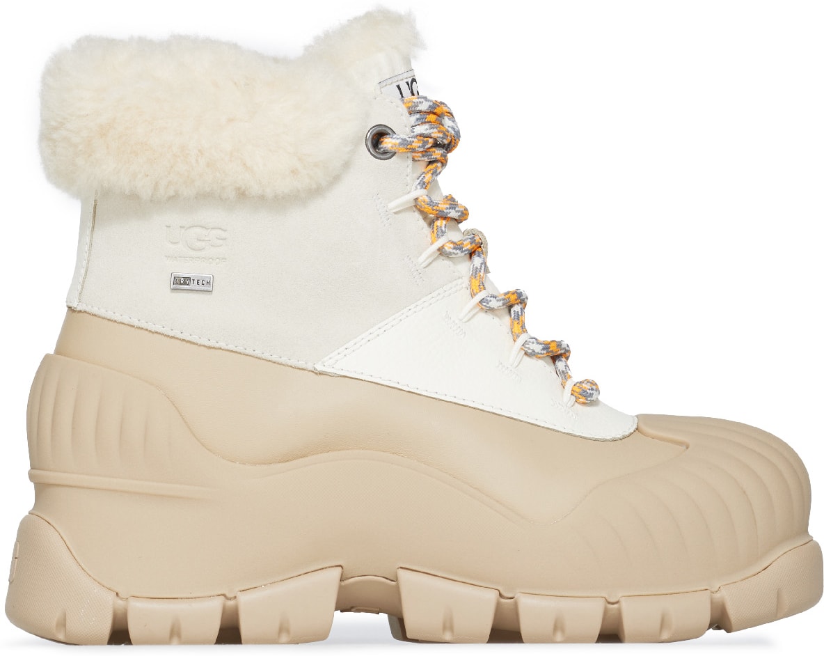 UGG: White Adiroam Hiker - 1