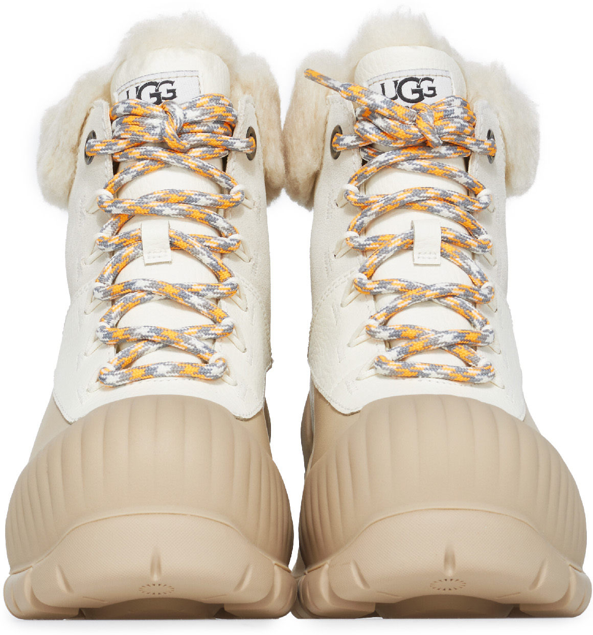 UGG: White Adiroam Hiker - 3
