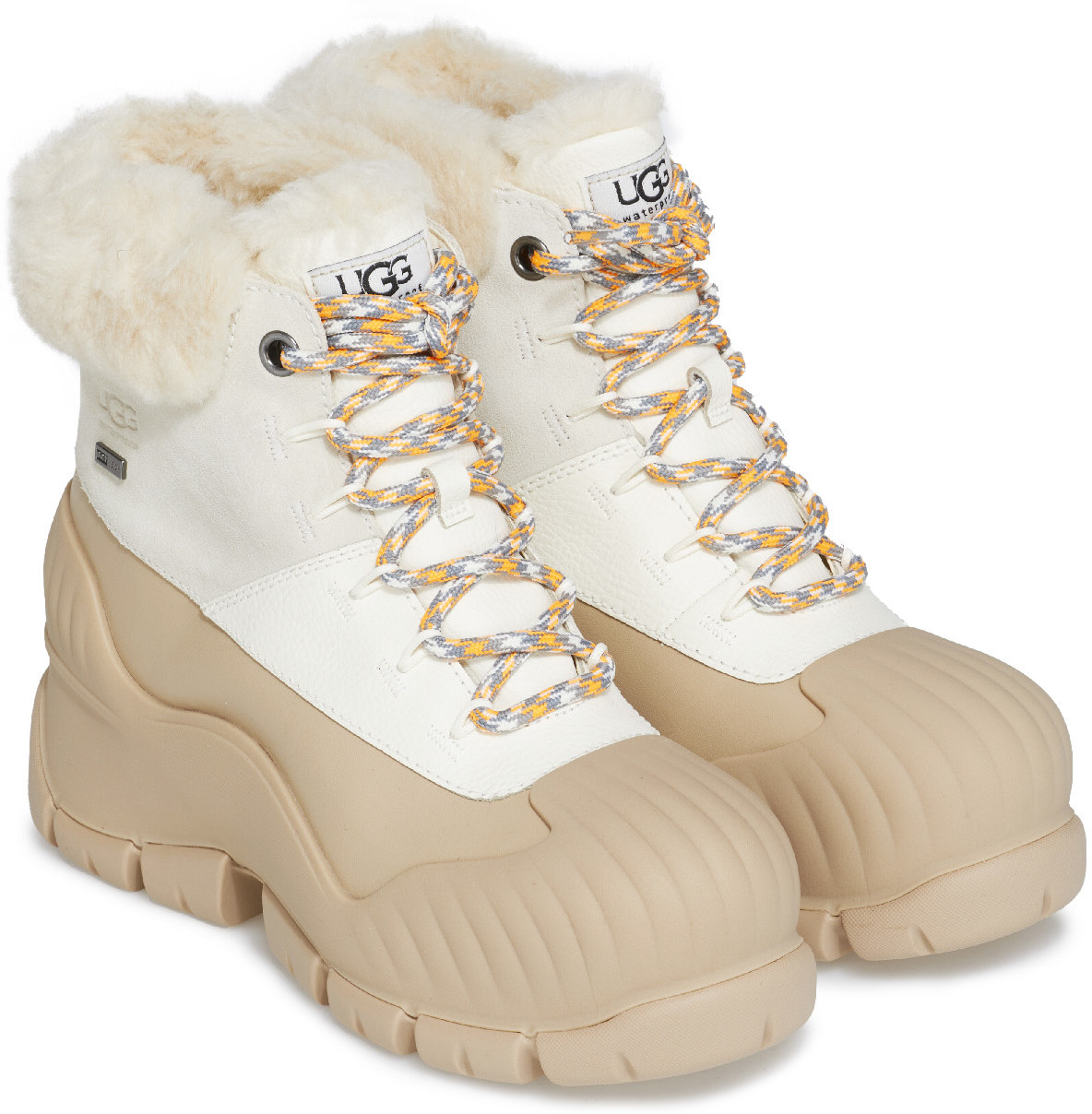 UGG: White Adiroam Hiker - 4