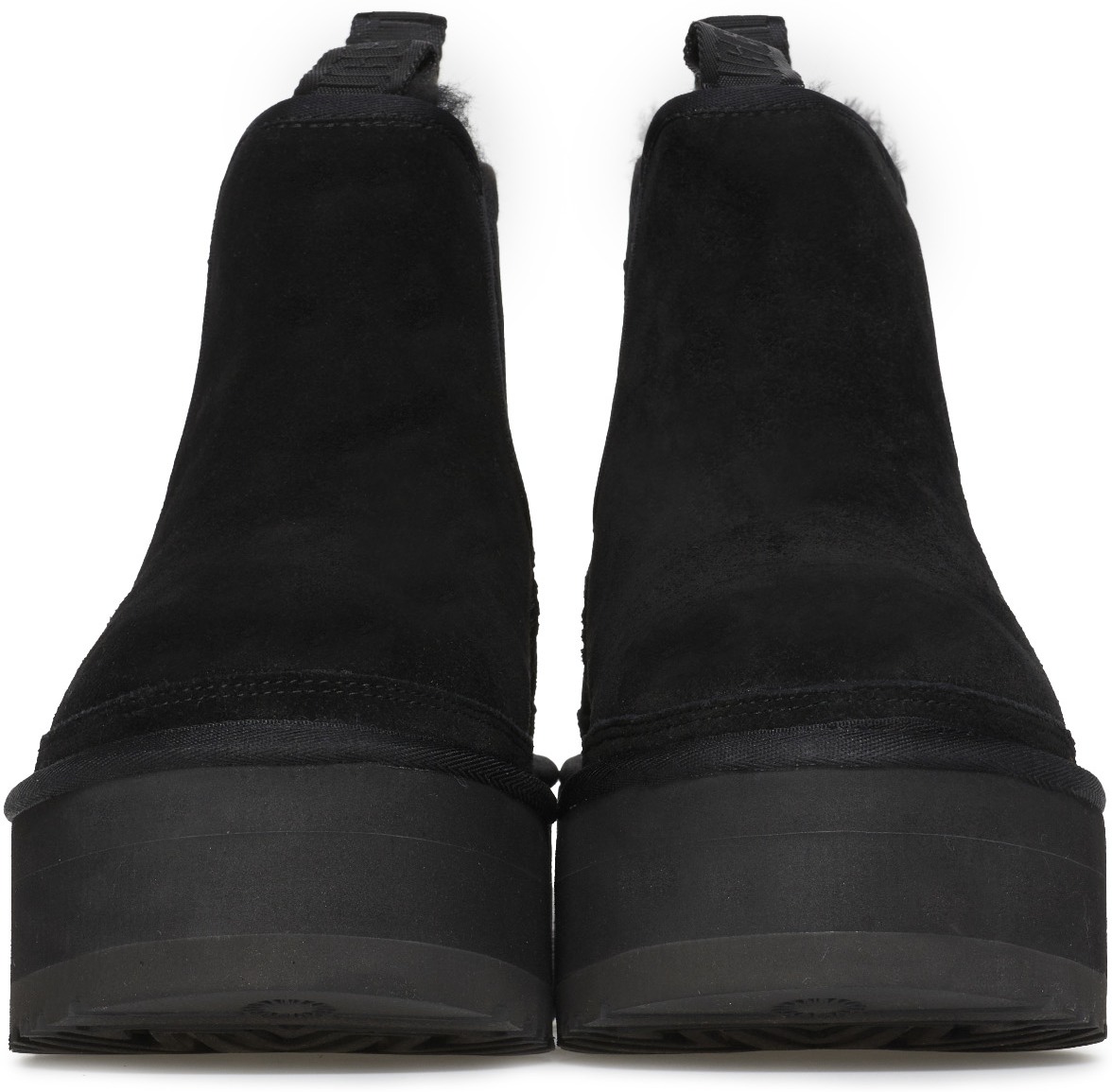 UGG: Noir Plate-forme Neumel Chelsea Noir - 3