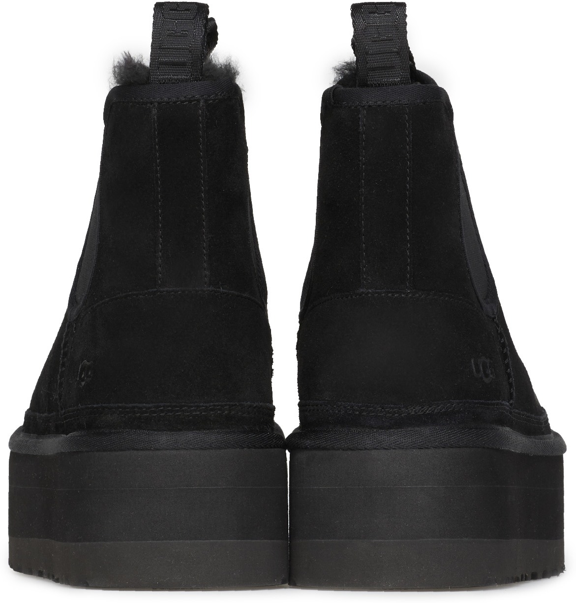 UGG: Black Neumel Platform Chelsea - 5