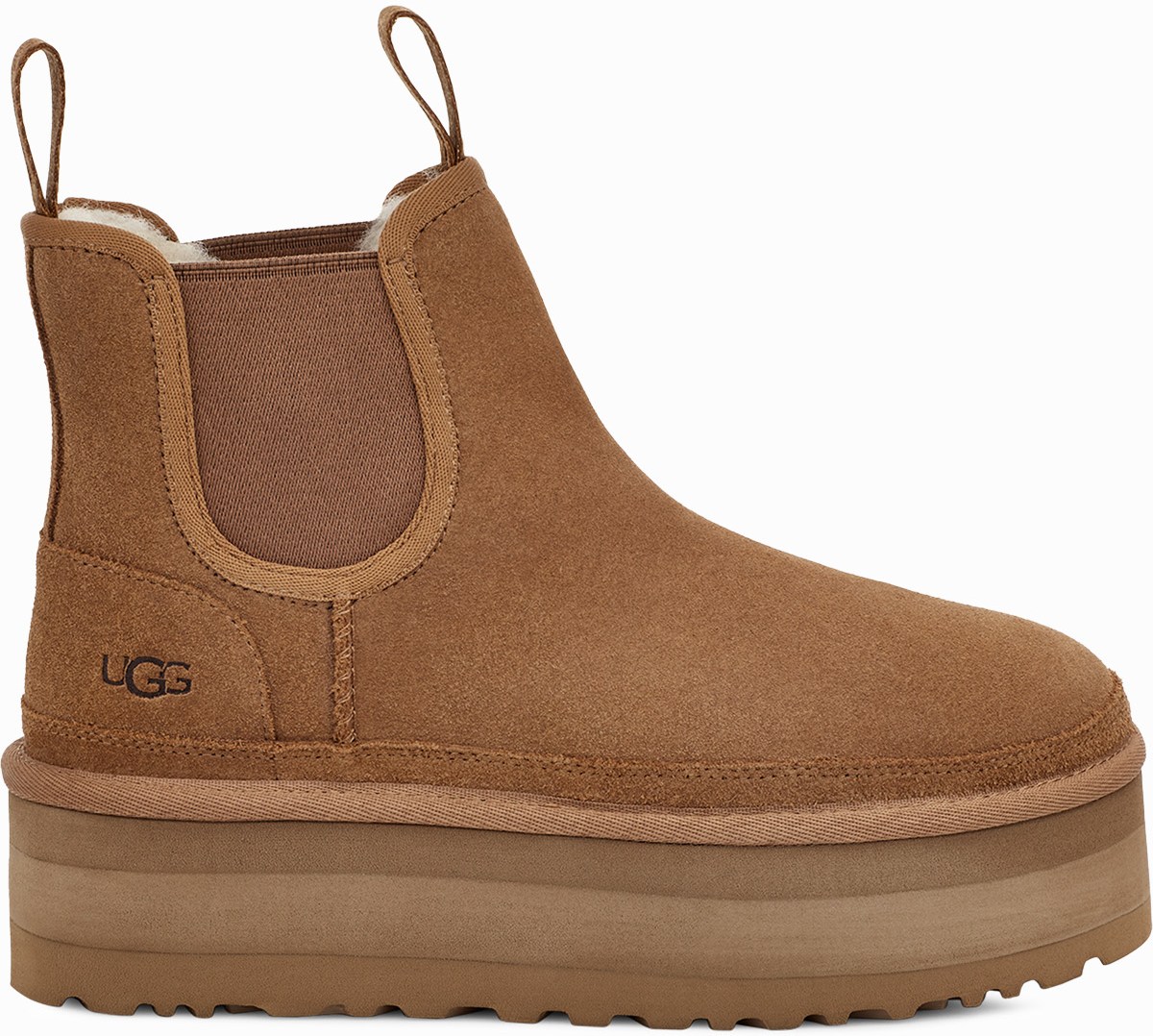 UGG: Brown Neumel Platform Chelsea - 1