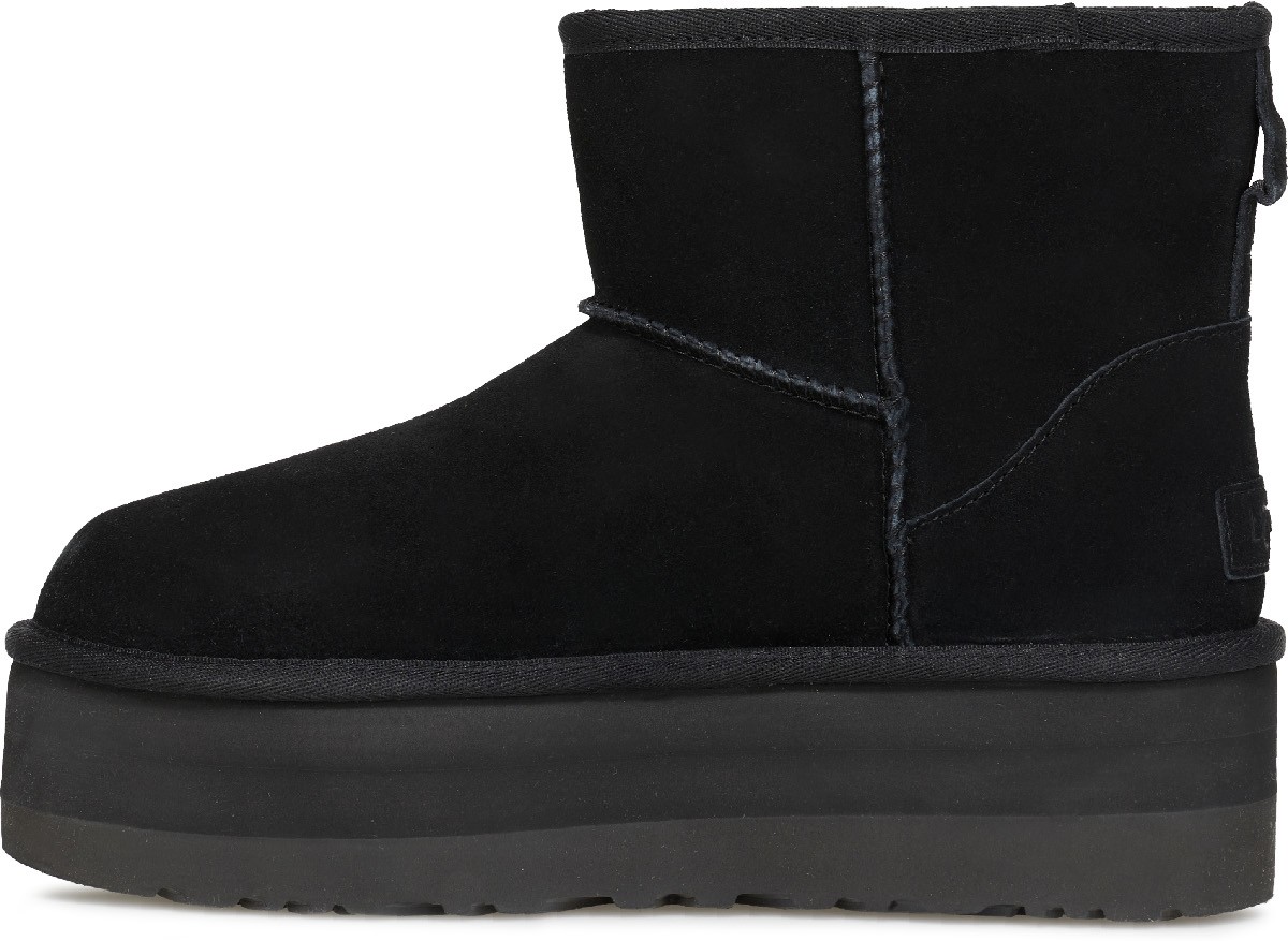UGG: Black Classic Mini Platform - 2