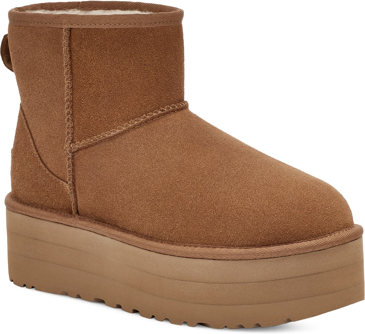 UGG: Brown Classic Mini Platform - 3