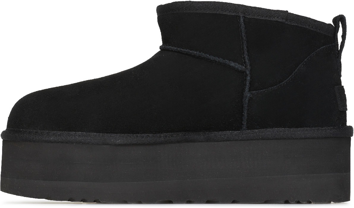 UGG: Noir Plate-forme Classic Ultra Mini Noir - 2