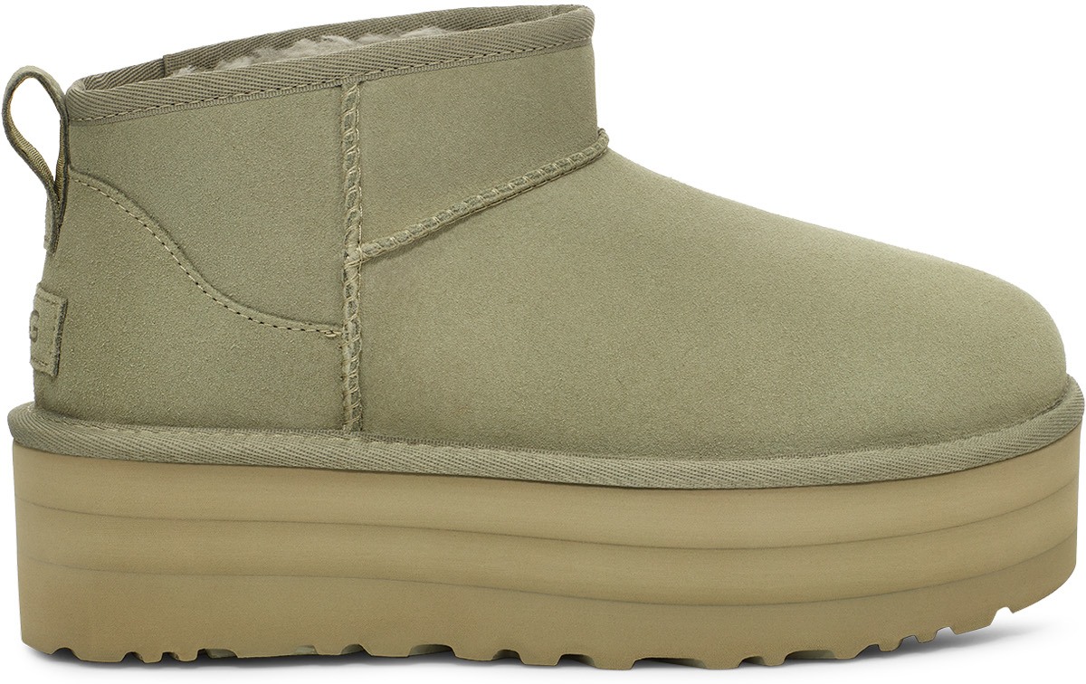 UGG: Green Classic Ultra Mini Platform - 1