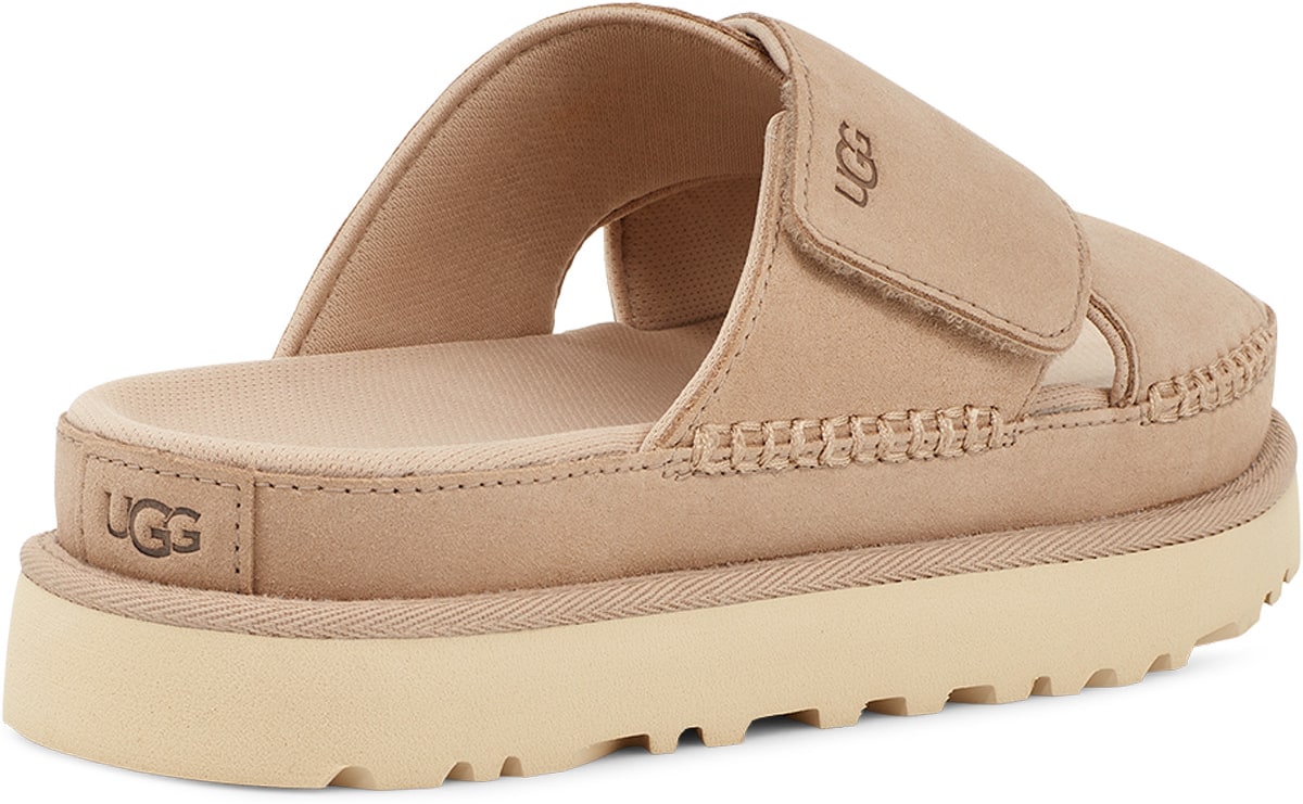 UGG: Neutrals Goldenstar Cross Slide - 4