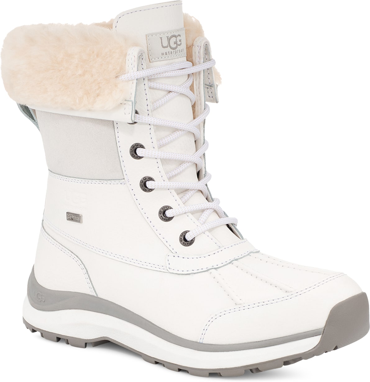 UGG: White Adirondack Boot III - 3