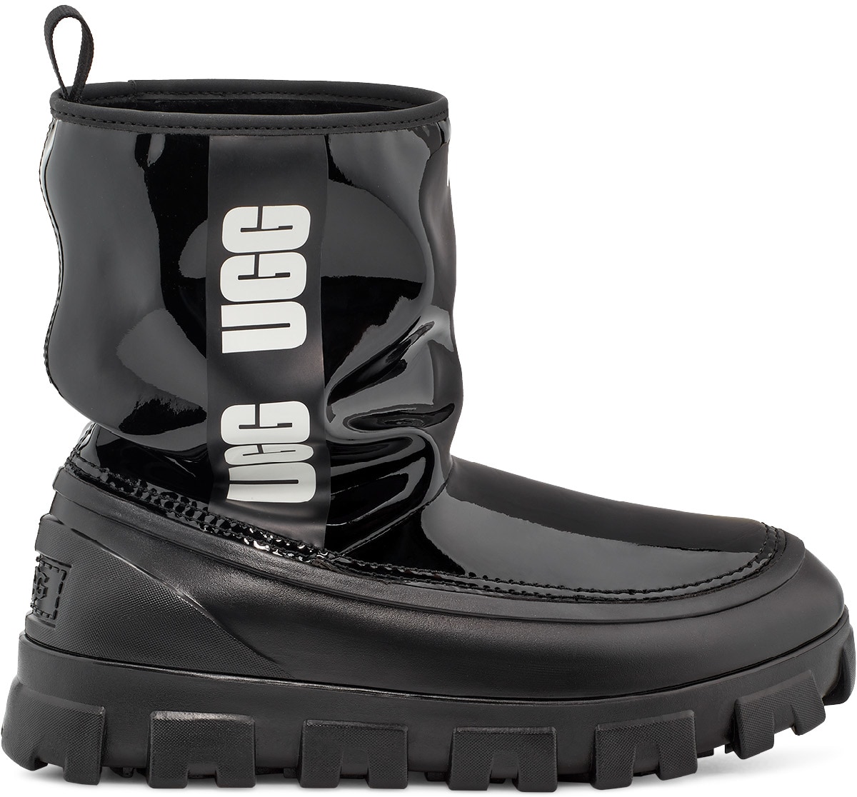 UGG: Black Classic Brellah Mini - 1