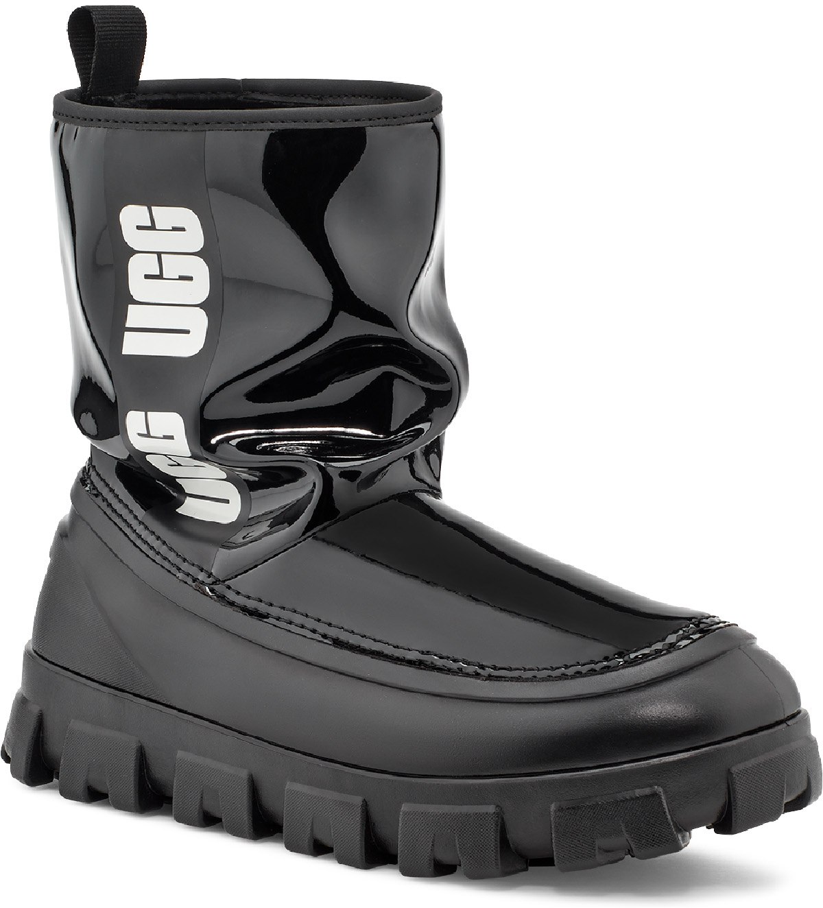 UGG: Black Classic Brellah Mini - 4