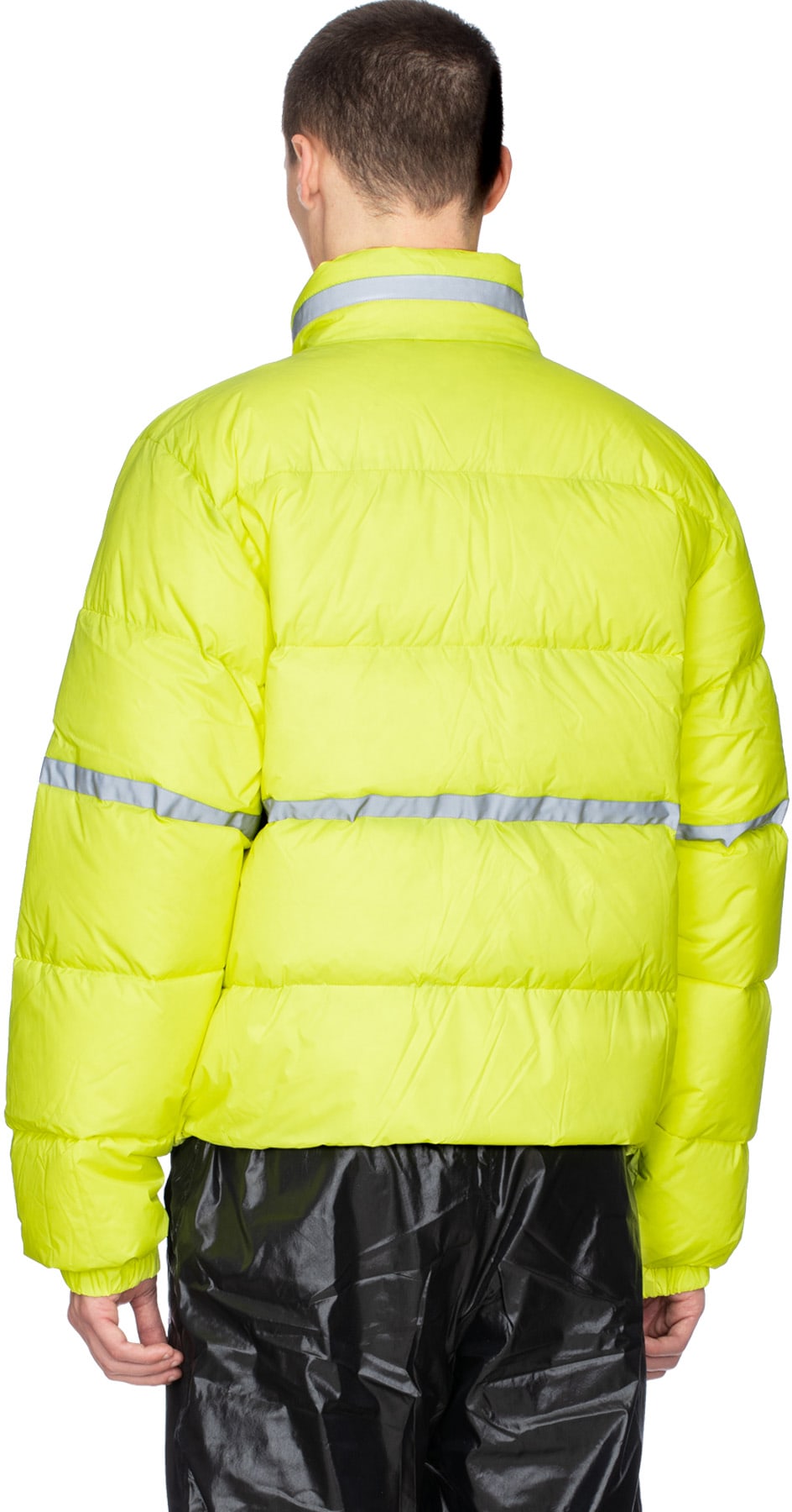 MISBHV: Yellow Reflective Down Jacket - 3