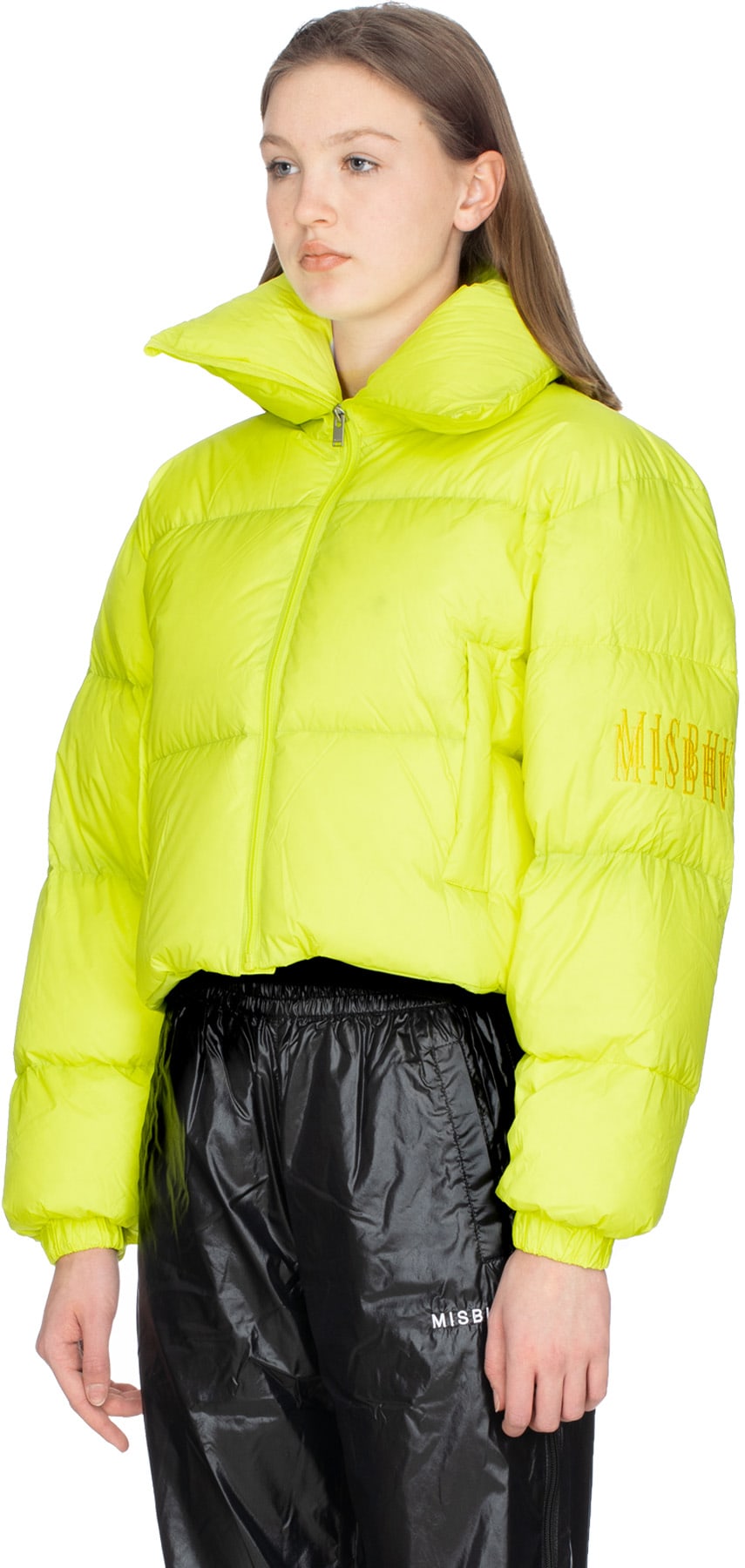 MISBHV: Yellow Double Embro Down Jacket - 2