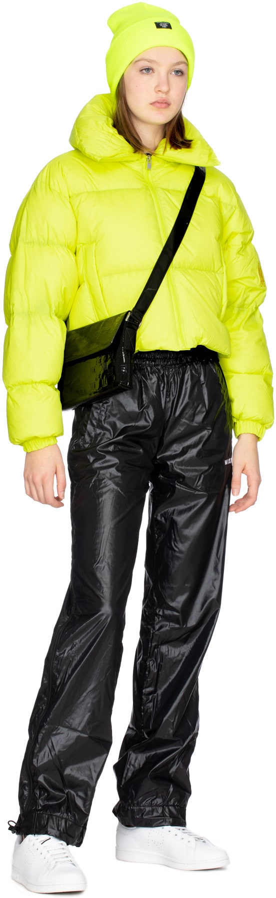 MISBHV: Yellow Double Embro Down Jacket - 4