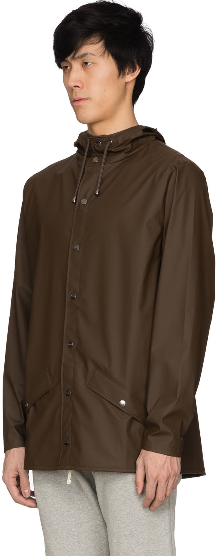 Rains: Brown Lightweight Rain Jacket - 2