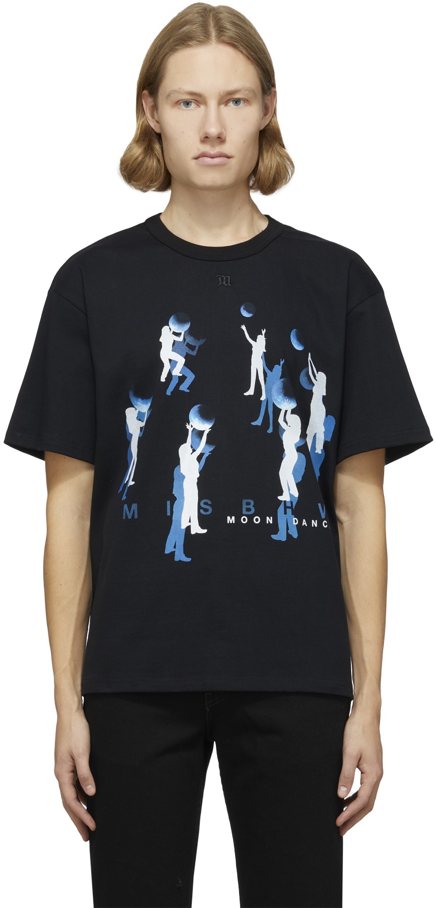 MISBHV: Noir T-Shirt Moon Dance Noir - 1