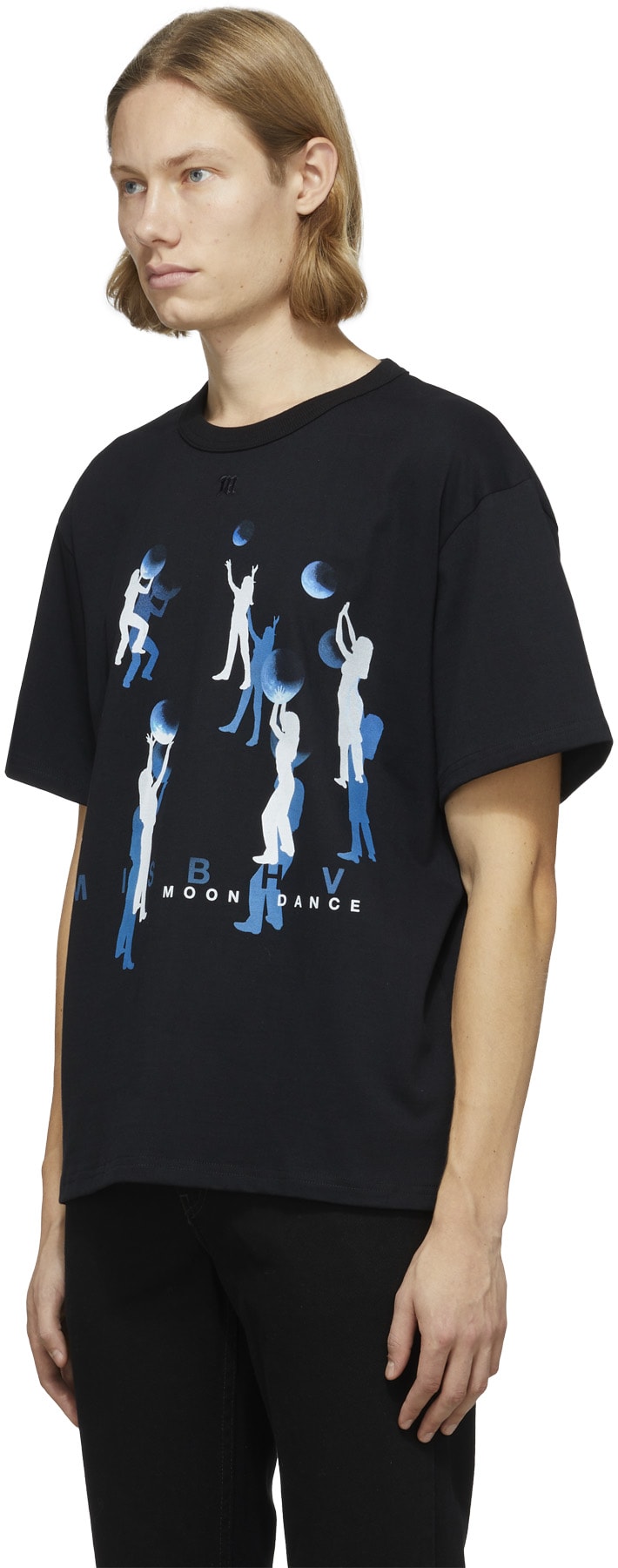 MISBHV: Noir T-Shirt Moon Dance Noir - 2