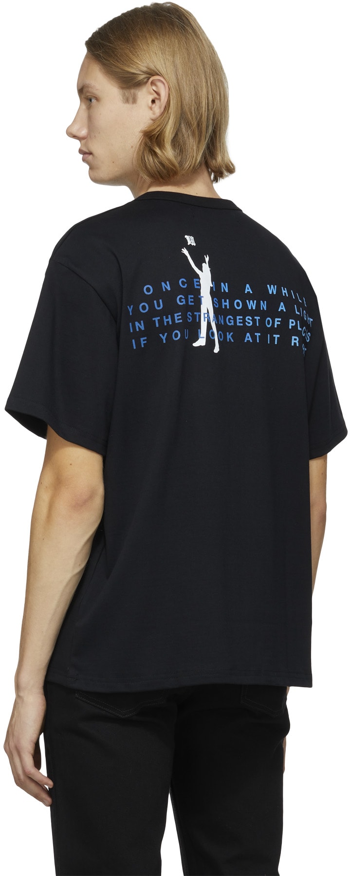 MISBHV: Noir T-Shirt Moon Dance Noir - 3
