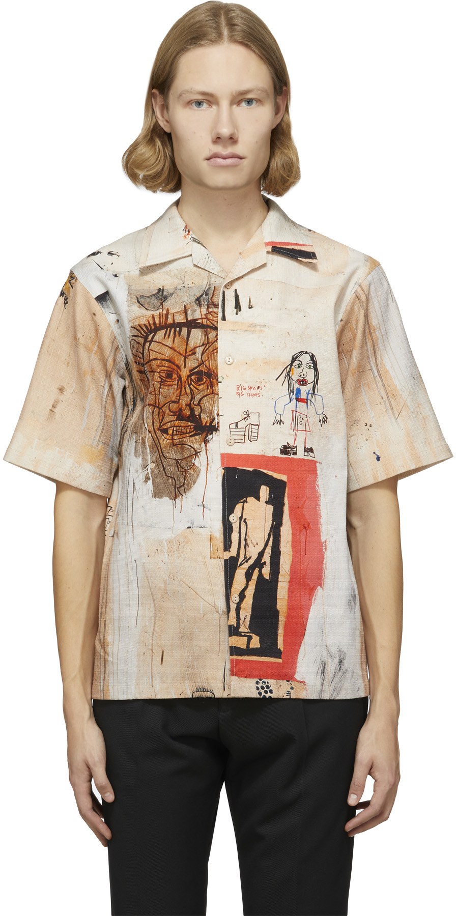 MISBHV: Multicolor Basquiat 'Big Shoes' Shirt - 1
