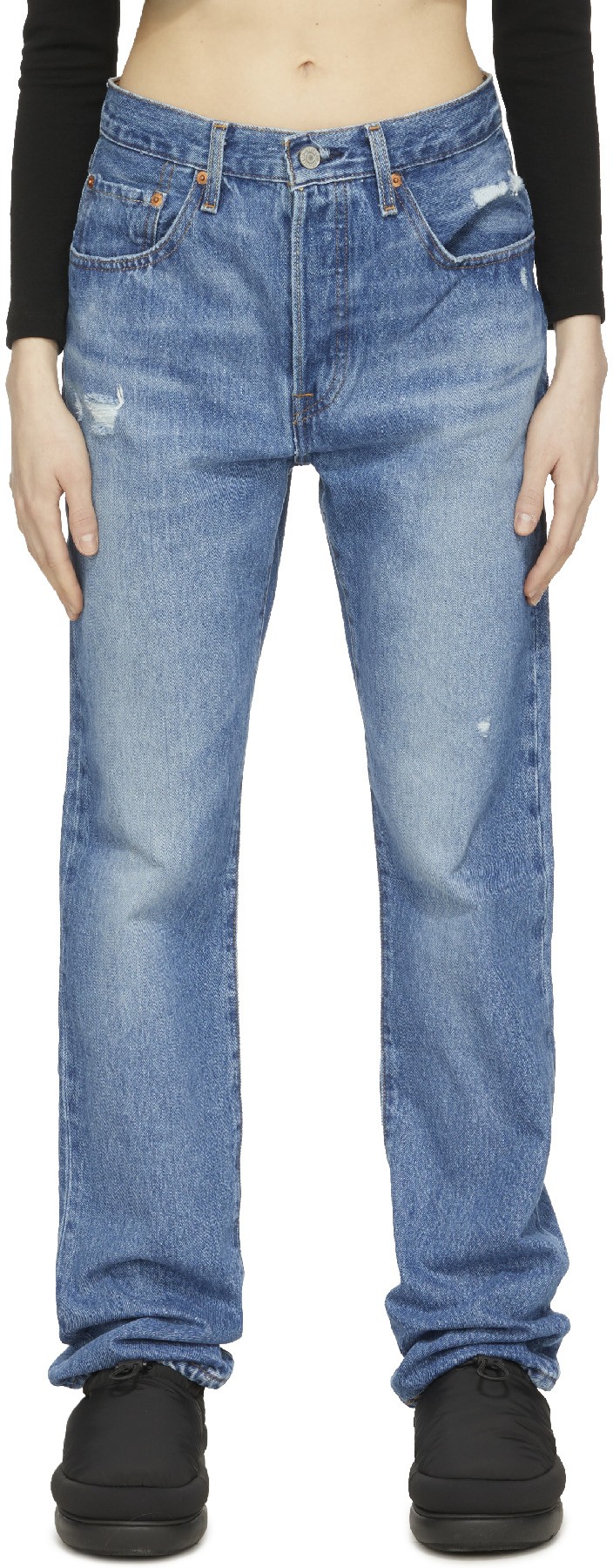 Levis: Blue 501® Original Jeans - 1