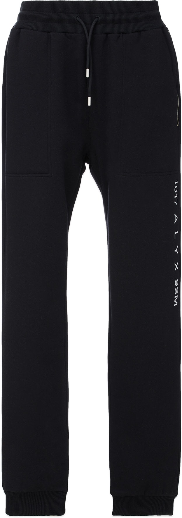 1017 ALYX 9SM: Noir Pantalon de Survêtement Visuel Noir - 1