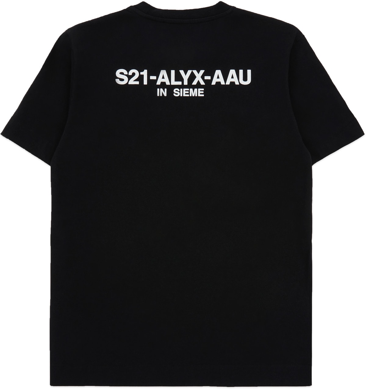 1017 ALYX 9SM: Noir T-Shirt à Logo Collection Noir - 2