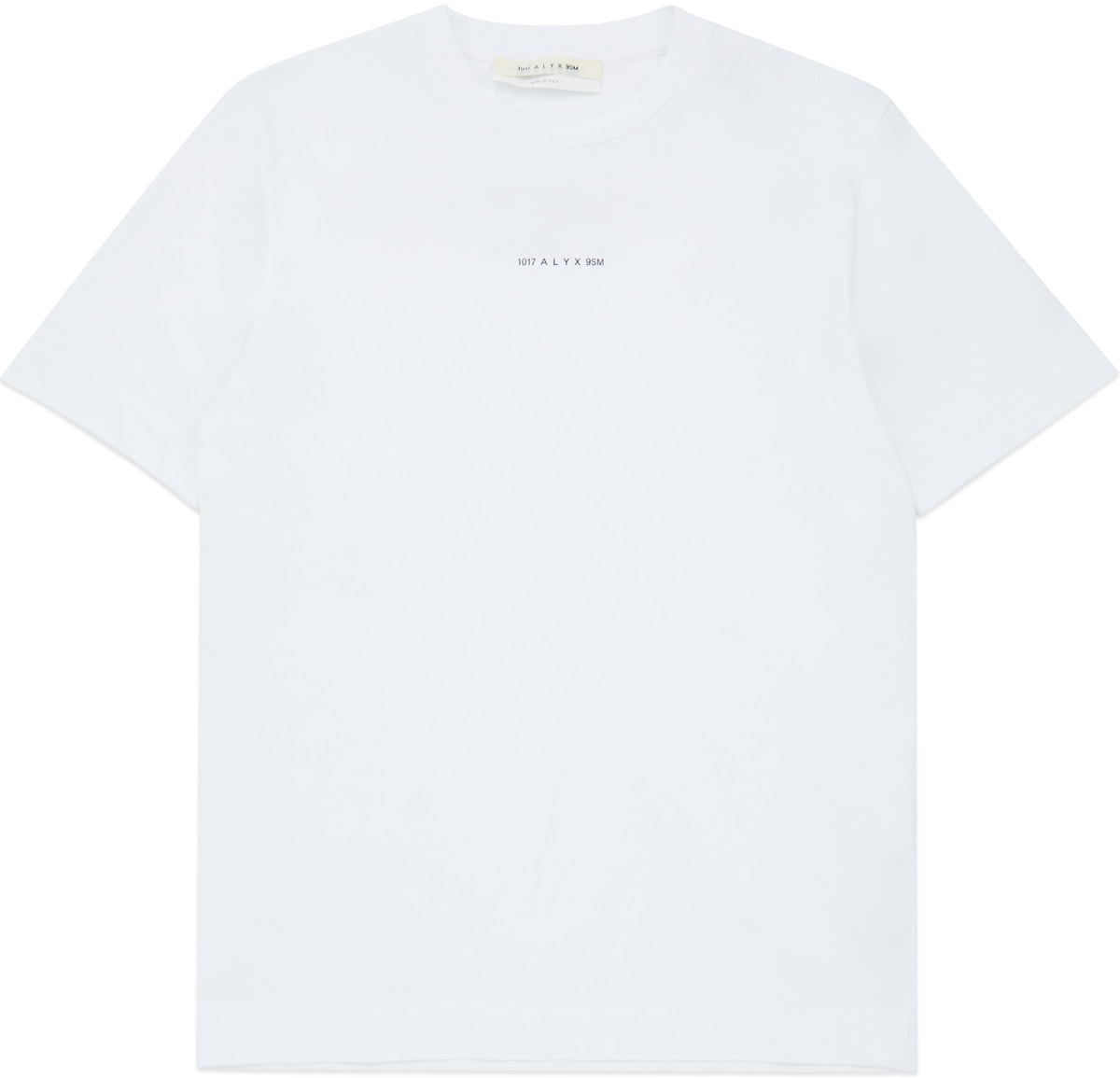 1017 ALYX 9SM: White Collection Name T-Shirt - 1