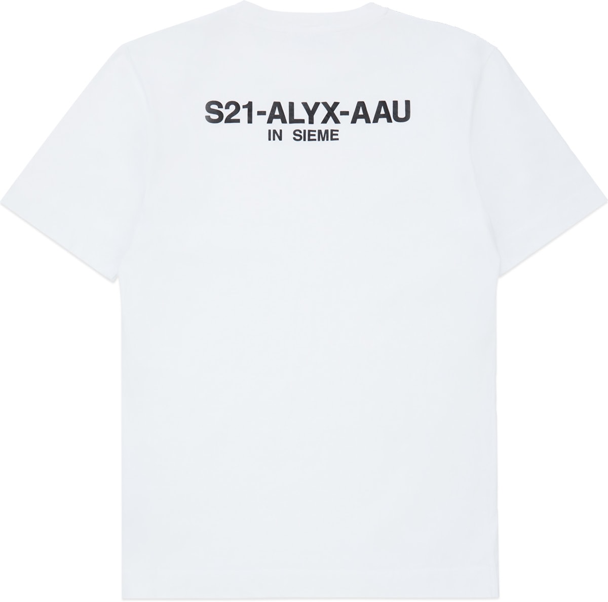 1017 ALYX 9SM: Blanc T-Shirt à Logo Collection Blanc - 2