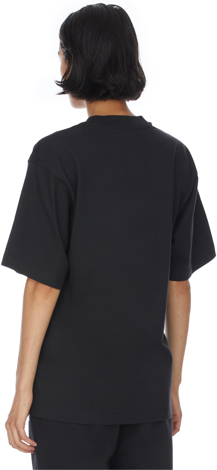 adidas Originals: Black Adicolor Trefoil T-Shirt - 3