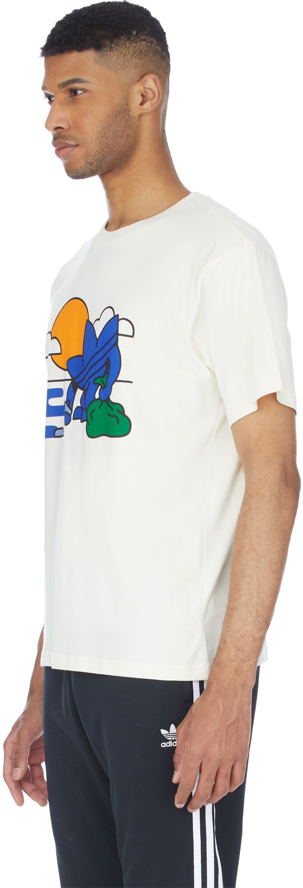 adidas Originals: Blanc T-Shirt Treffy Recycles Blanc - 2