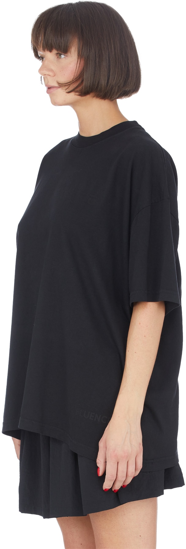 influenceu: Black WTF T-Shirt - 2