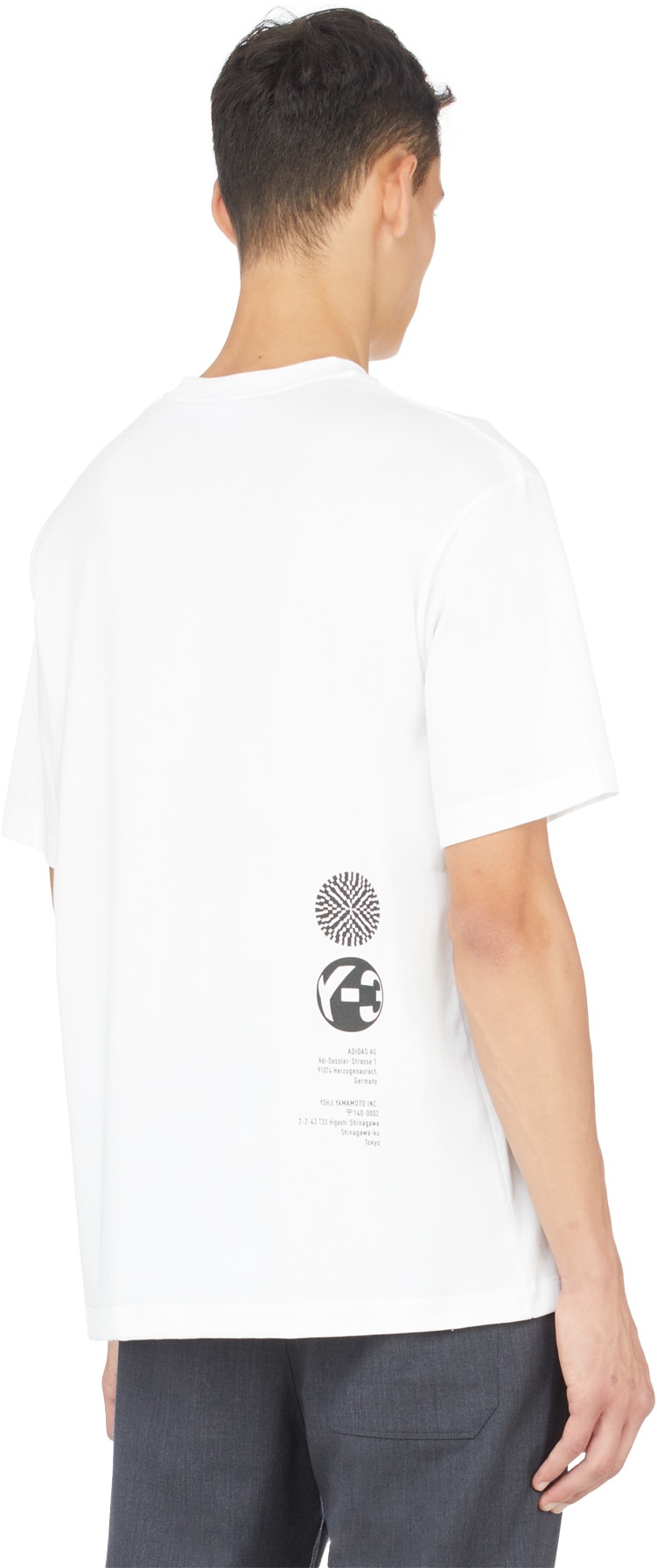 Y-3: Blanc T-Shirt CH2 Zine Page-1 Blanc - 3