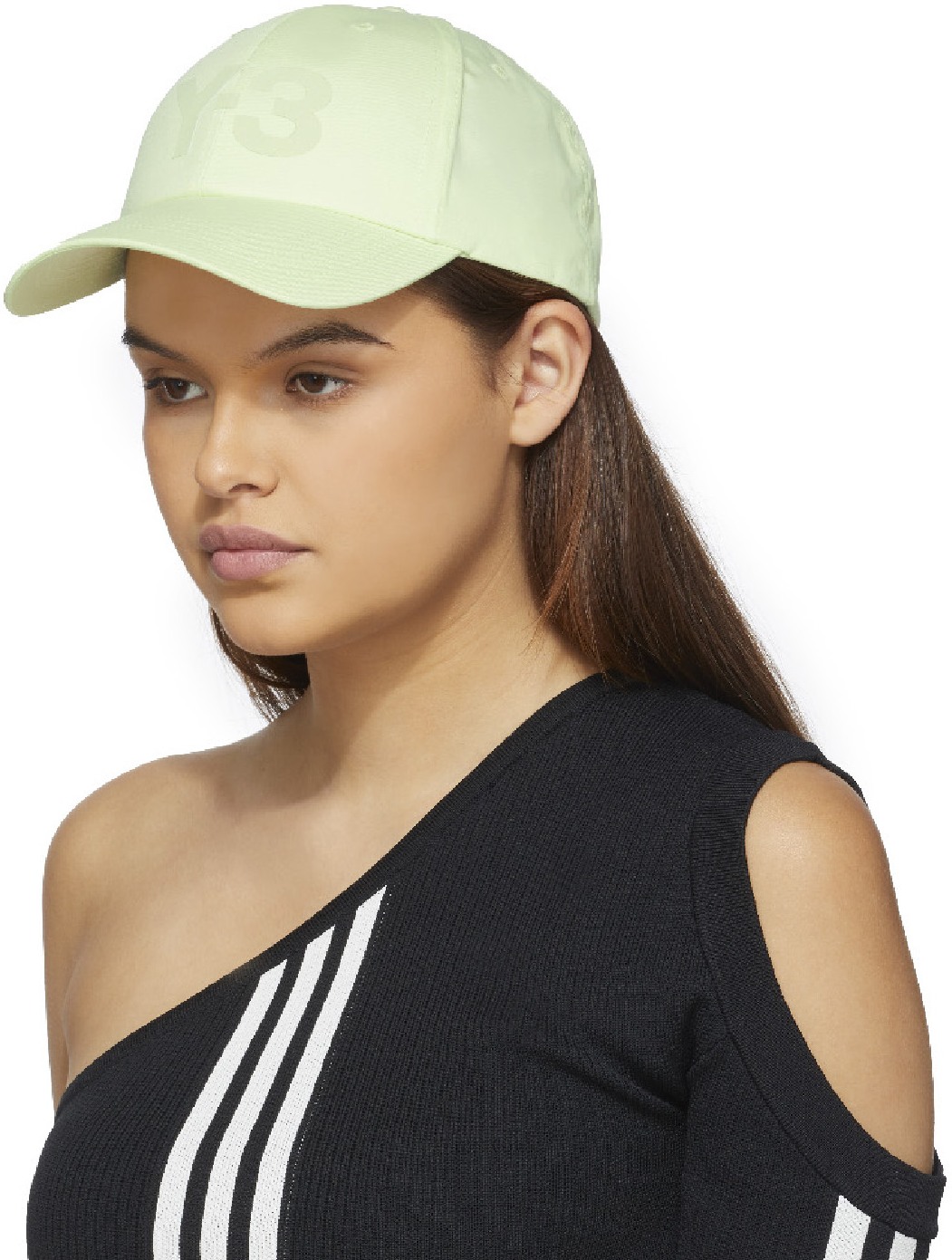 Y-3: Green Logo Cap - 2