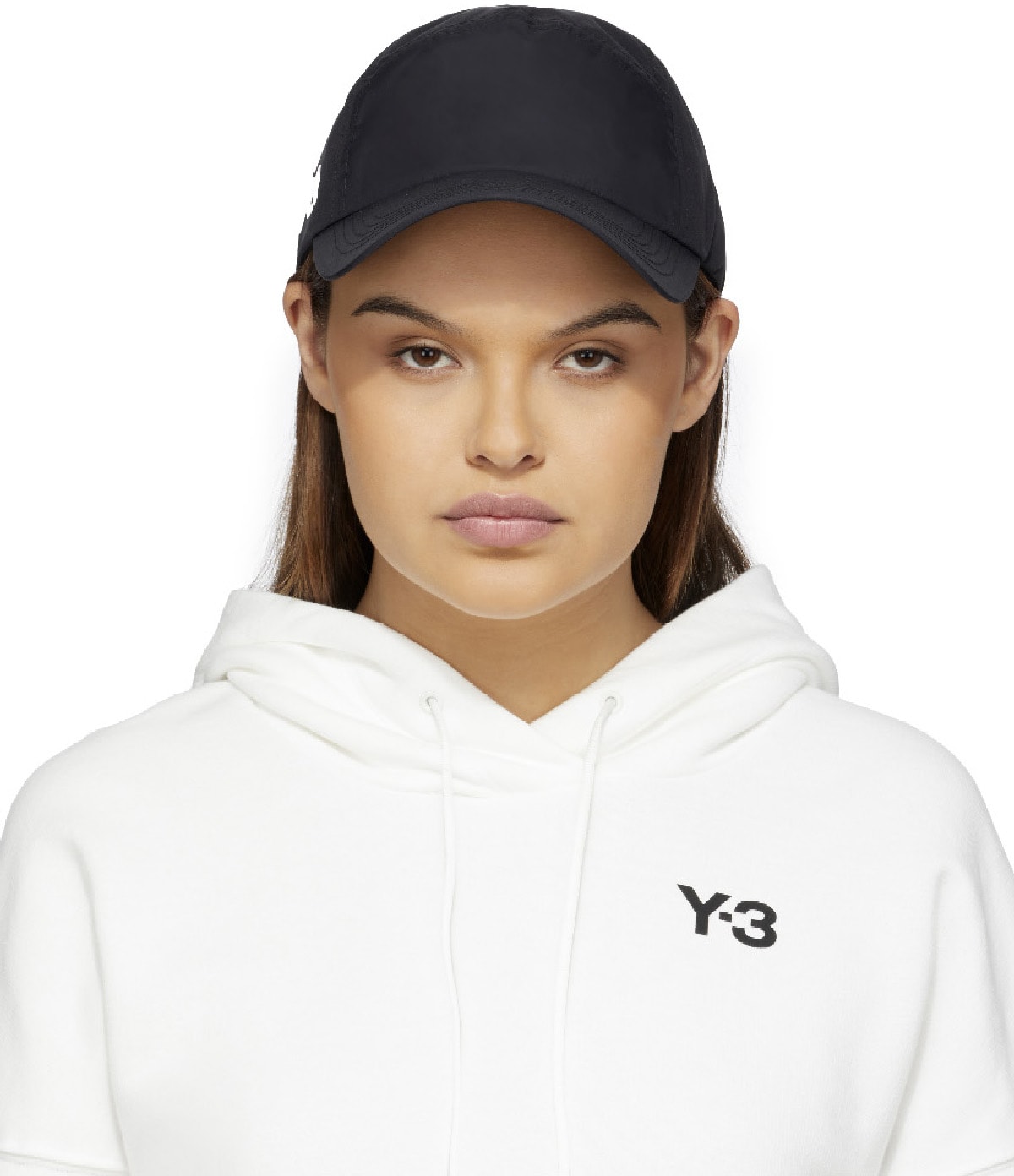 Y-3: Black CH1 Cordura Cap - 1