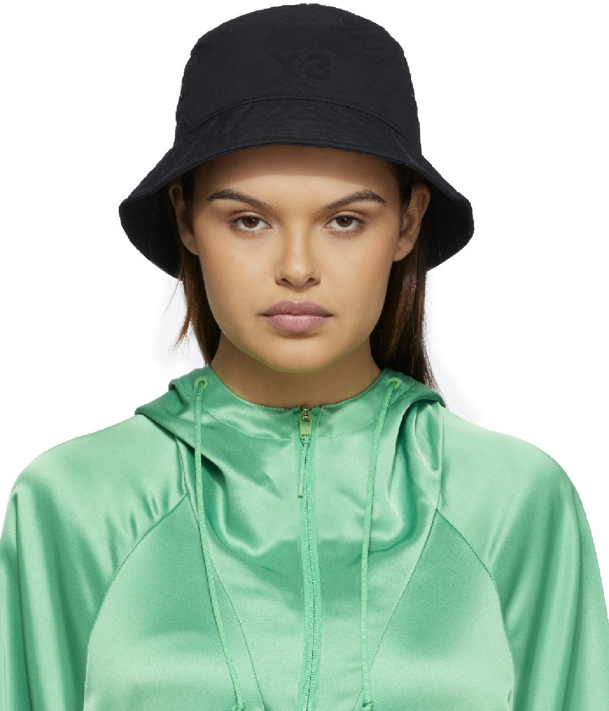 Y-3: Black Classic Bucket Hat - 1