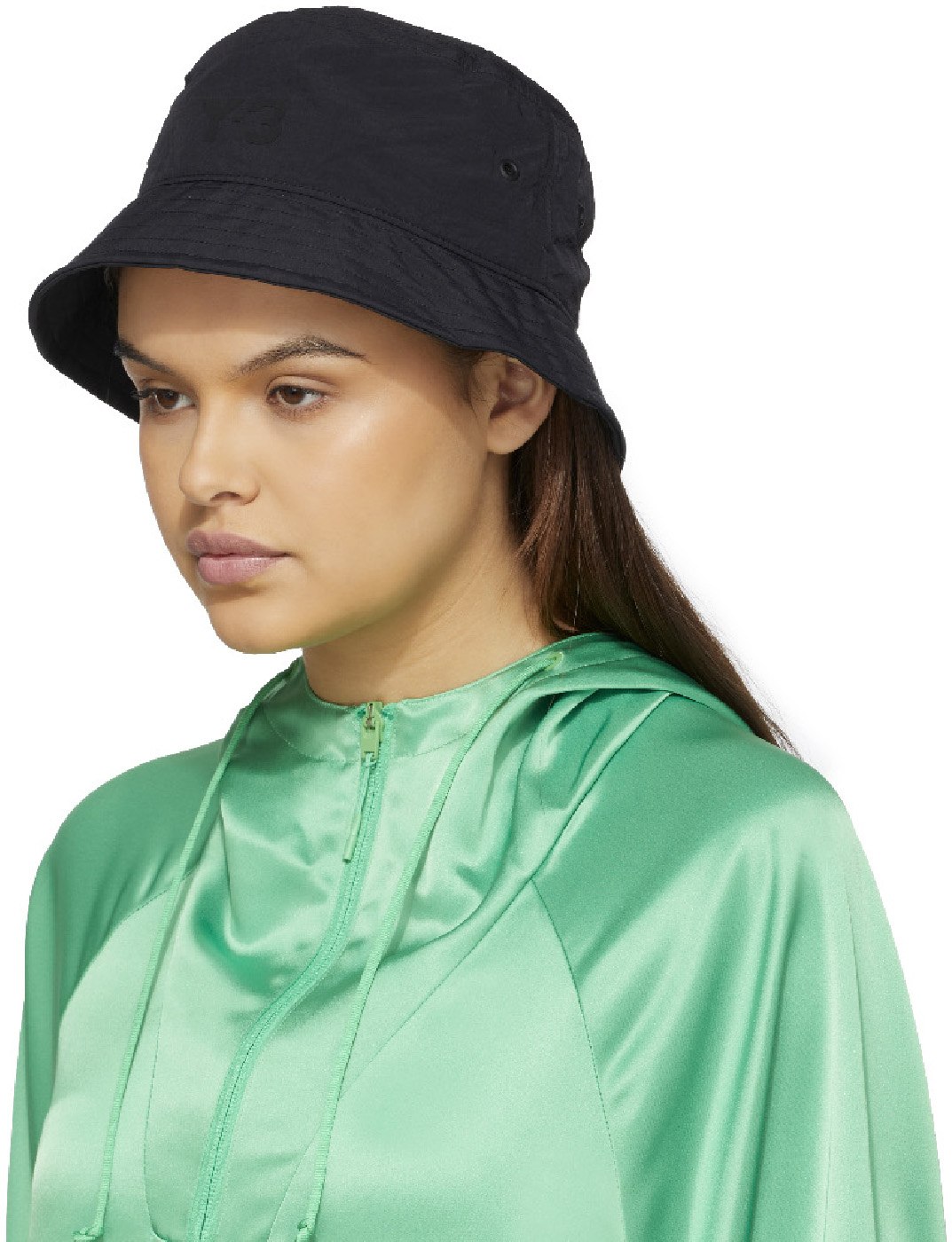 Y-3: Black Classic Bucket Hat - 2