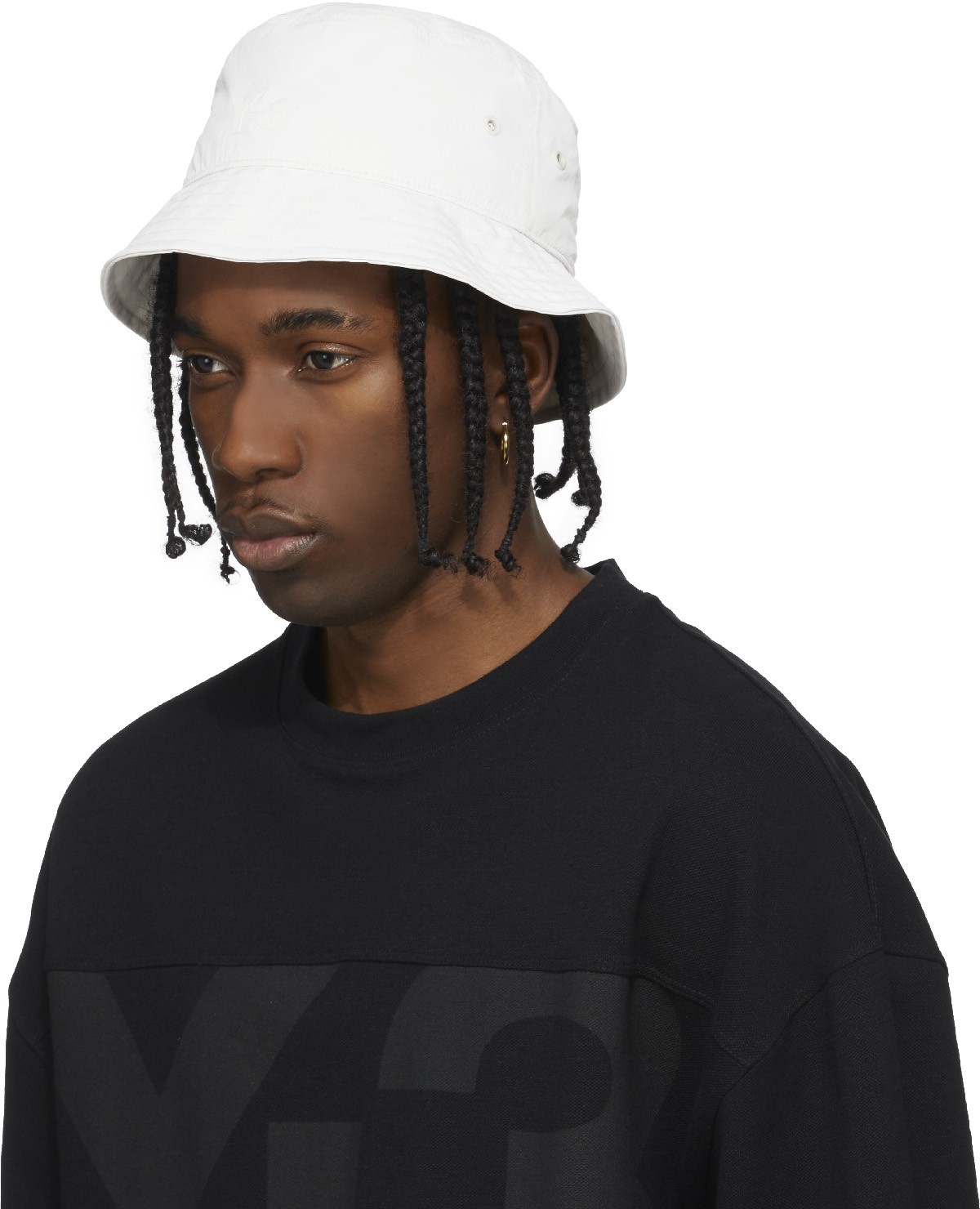 Y-3: Neutrals Classic Bucket Hat - 2