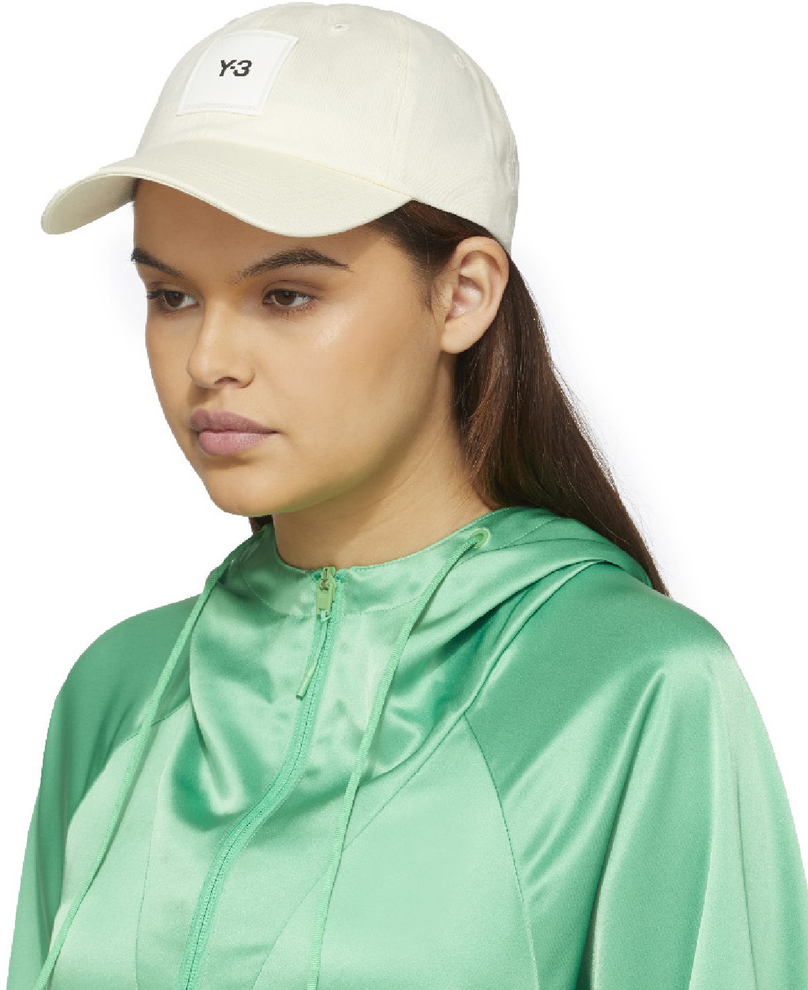 Y-3: Blanc Casquette Square Label Blanc - 2