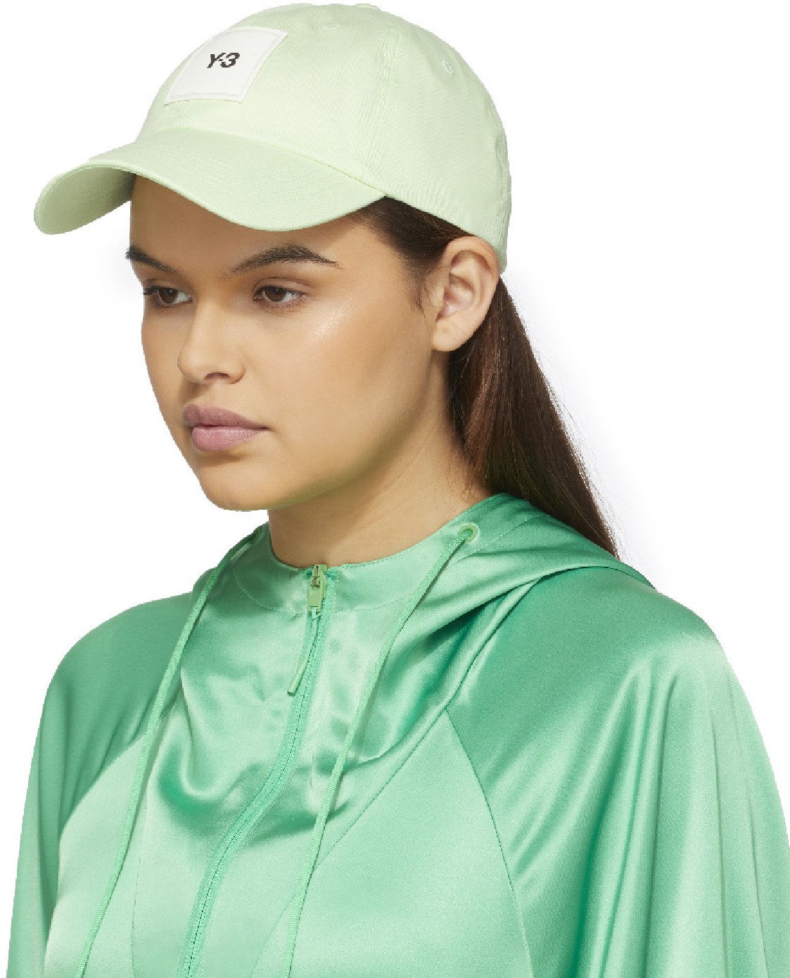 Y-3: Vert Casquette Square Label Vert - 2