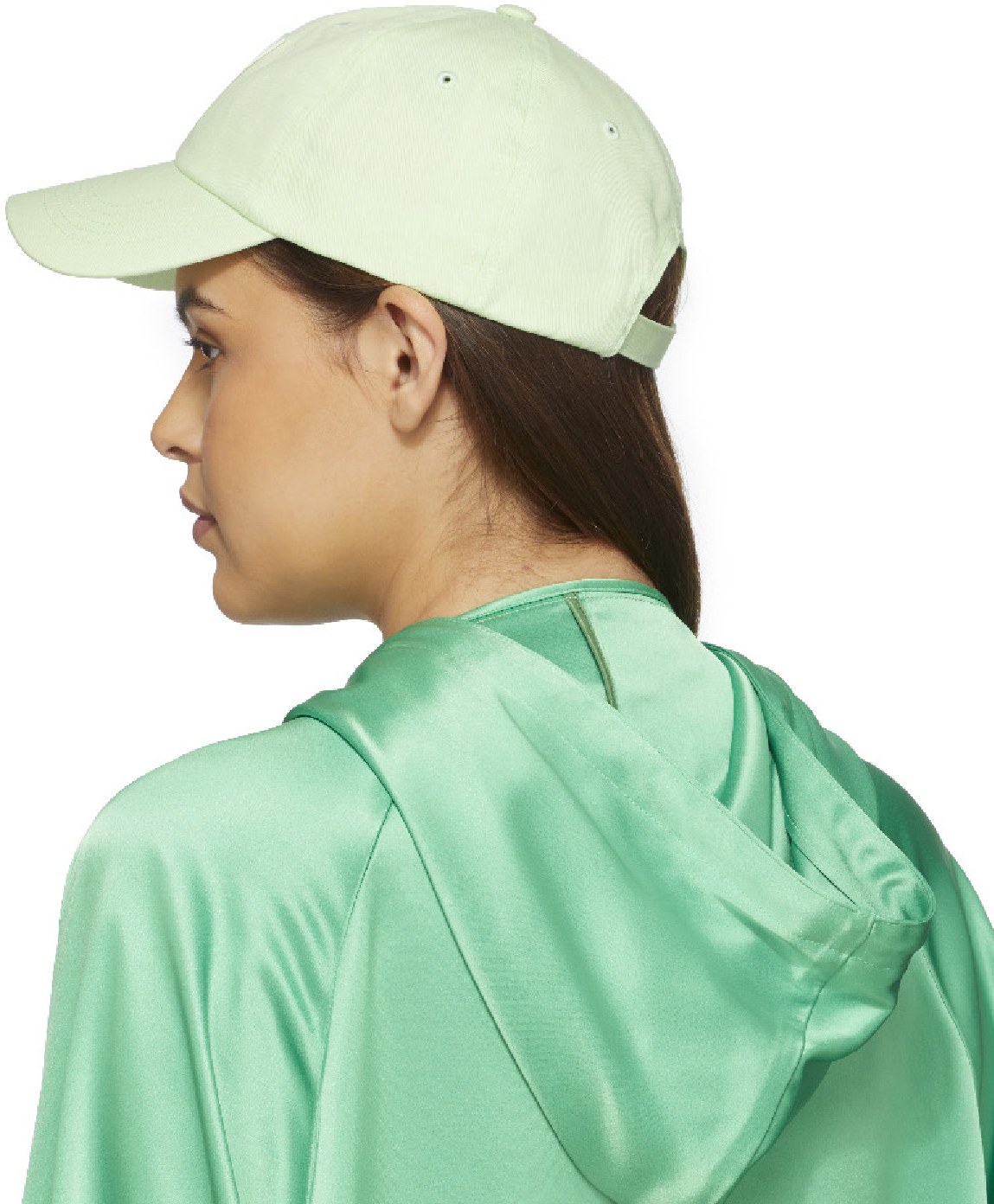 Y-3: Vert Casquette Square Label Vert - 3